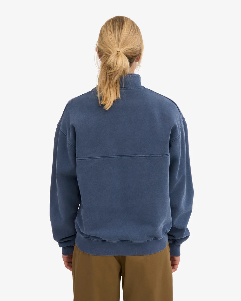CFS - Quarter Zip- Faded Indigo