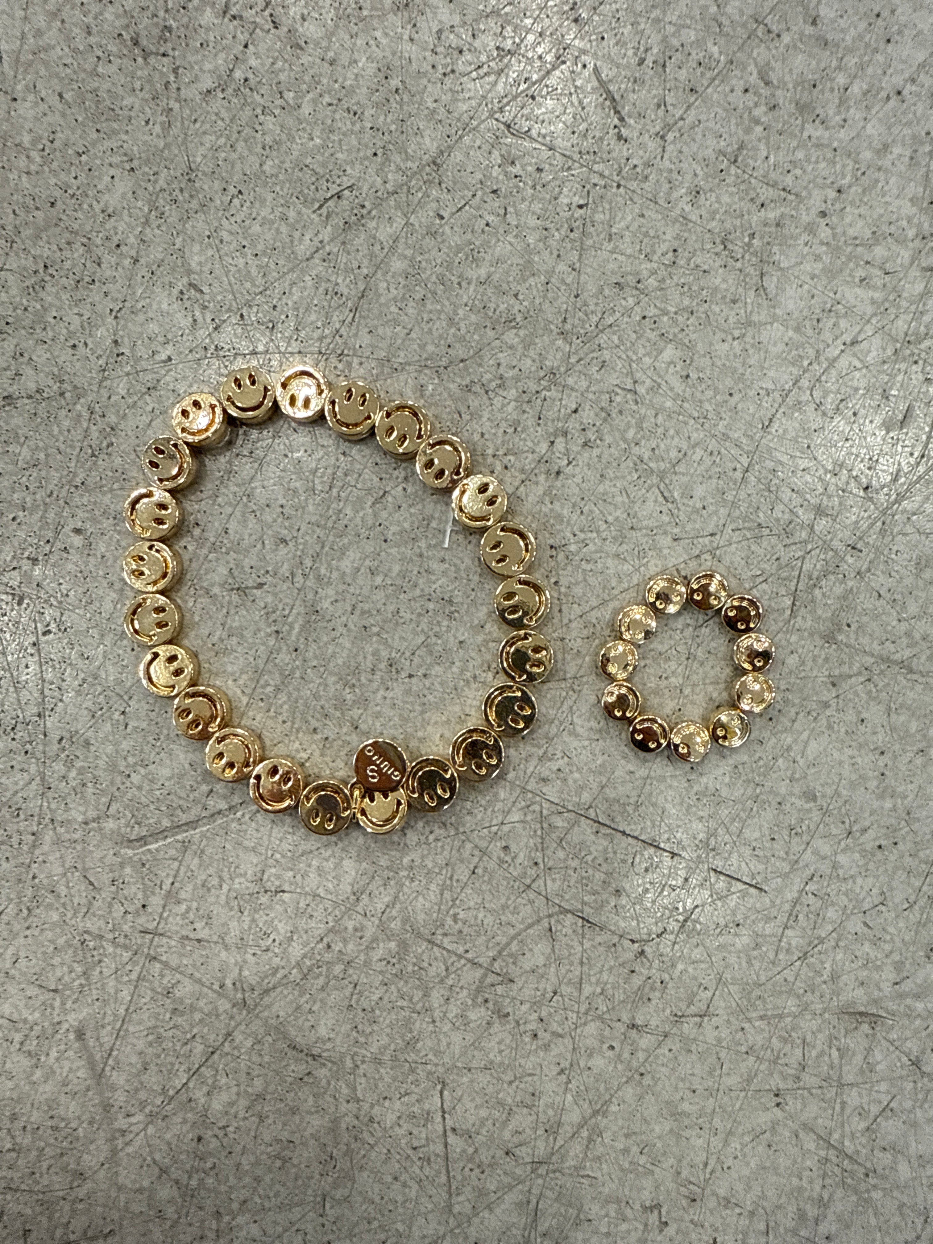 Armband Smiley Gold