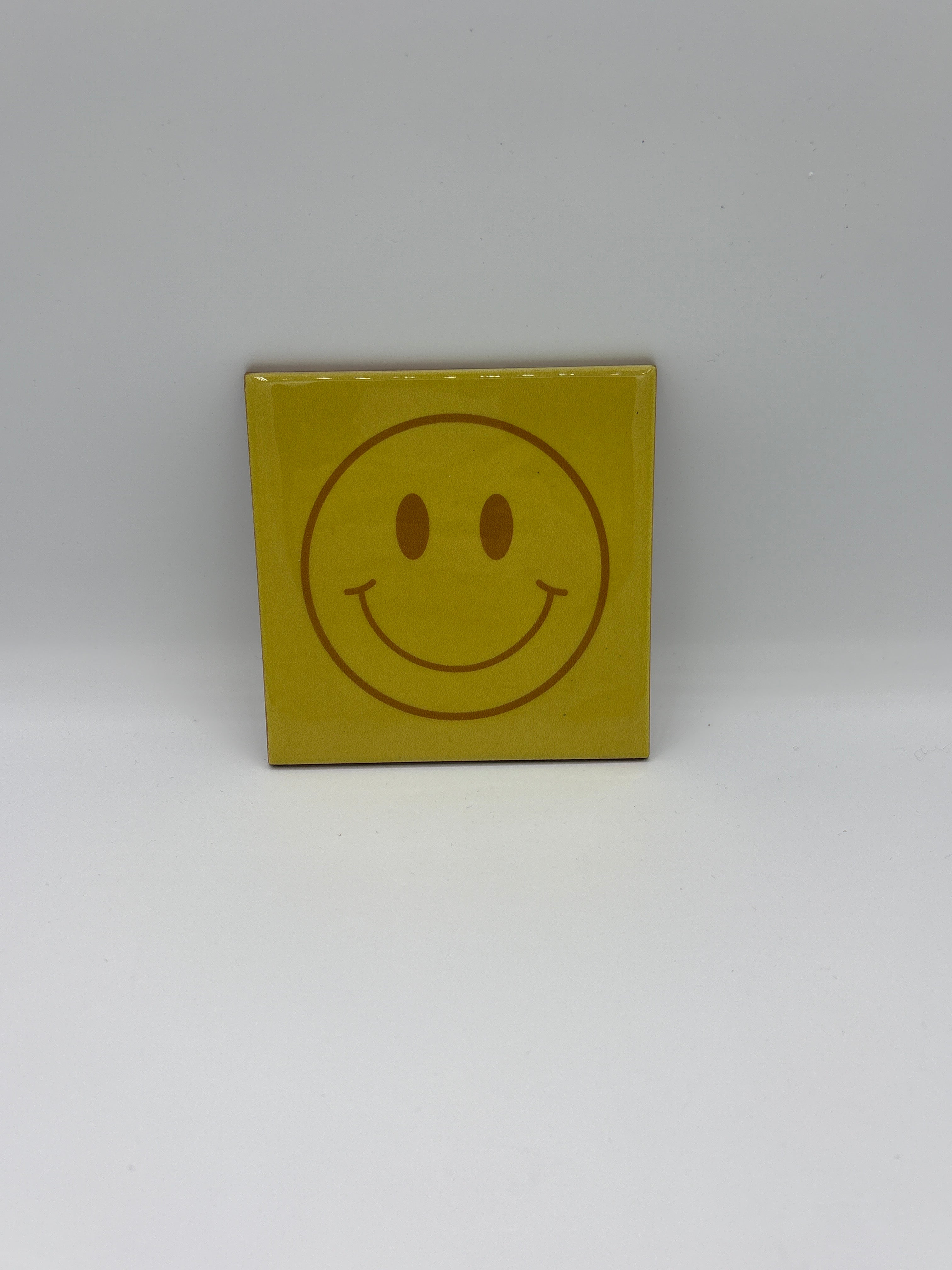 Tile Smiley Gelb