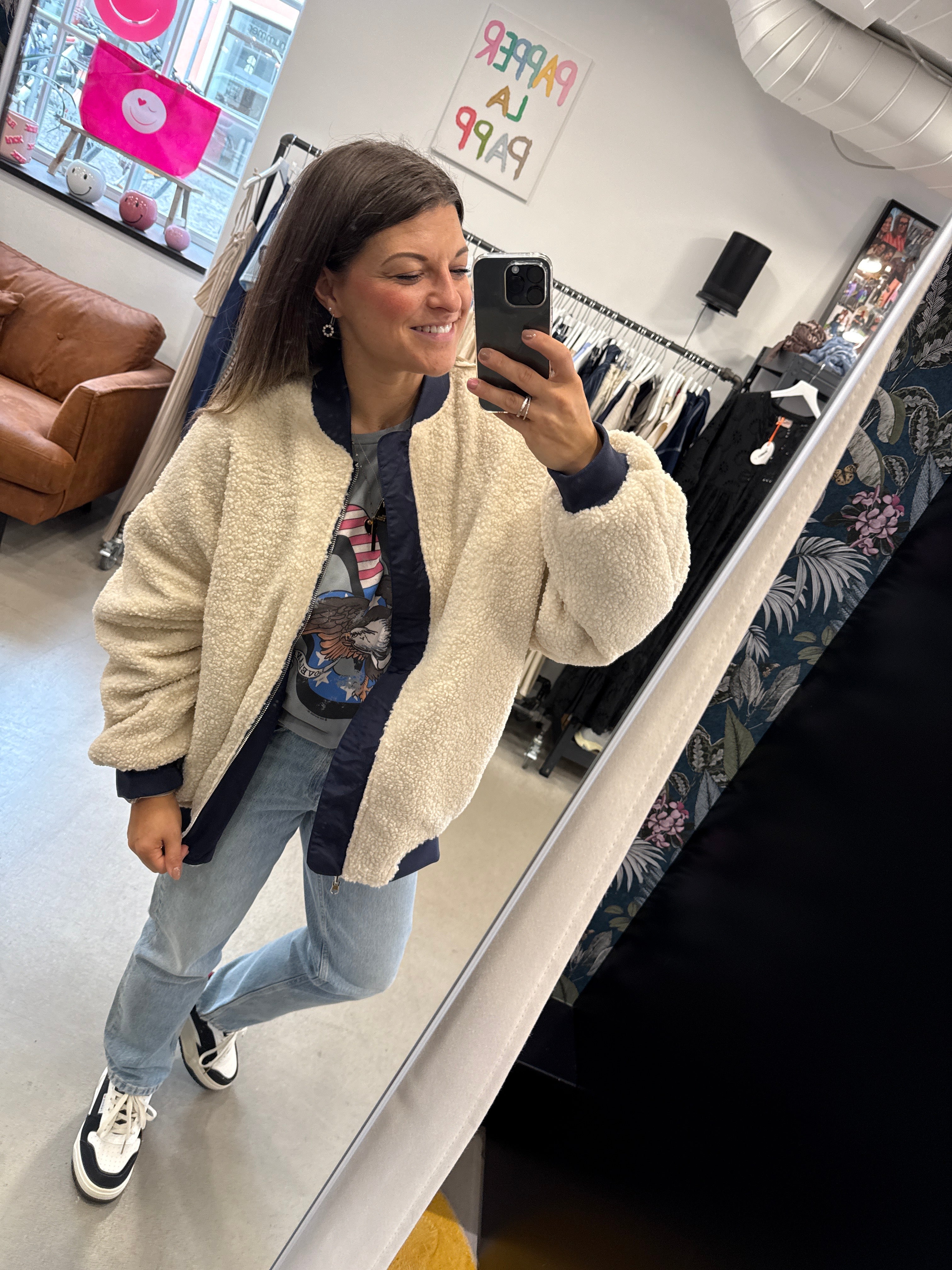 Jacke Bomber Teddy