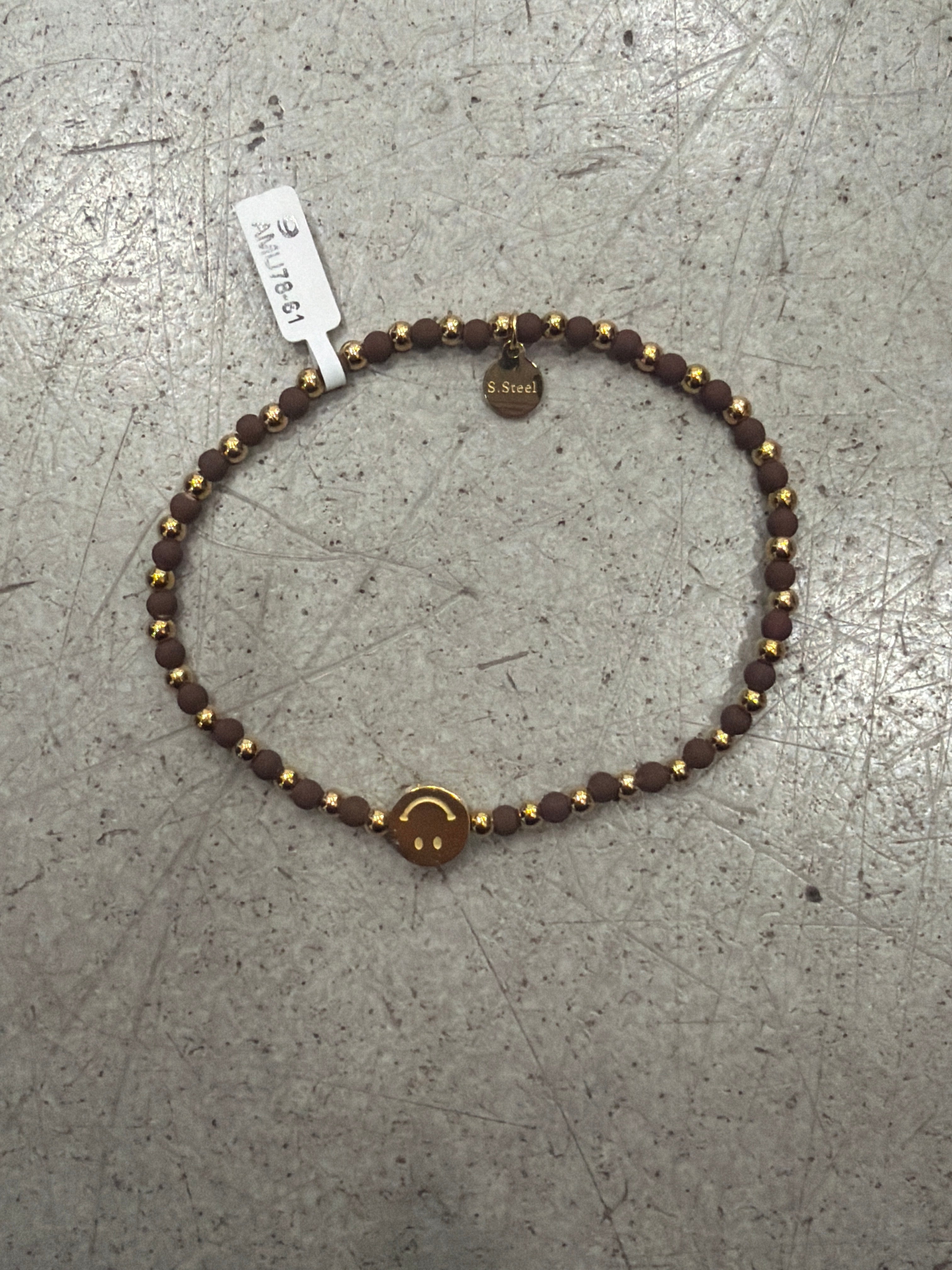 Armband smiley all over