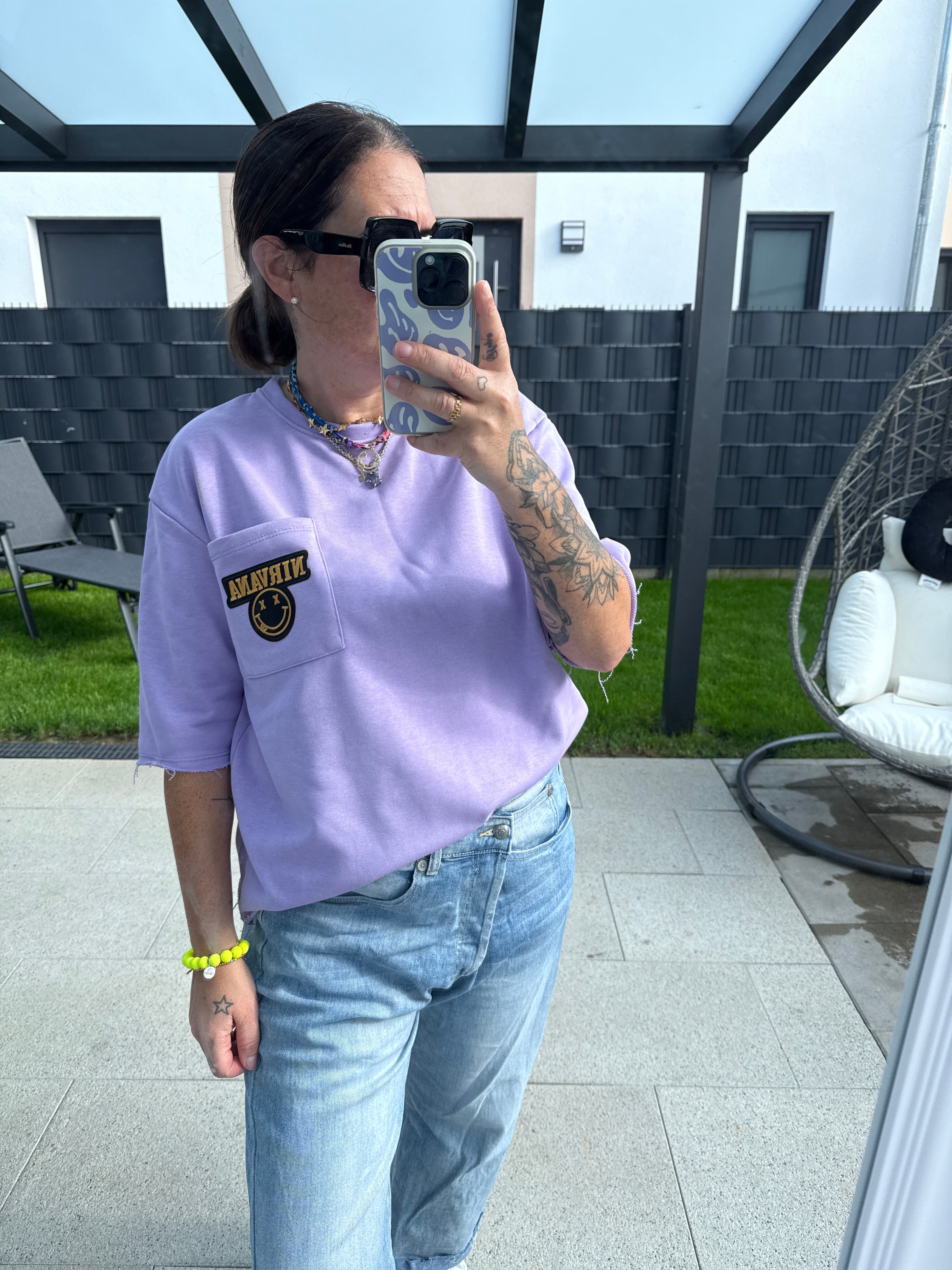T-Shirt Smiley Rock