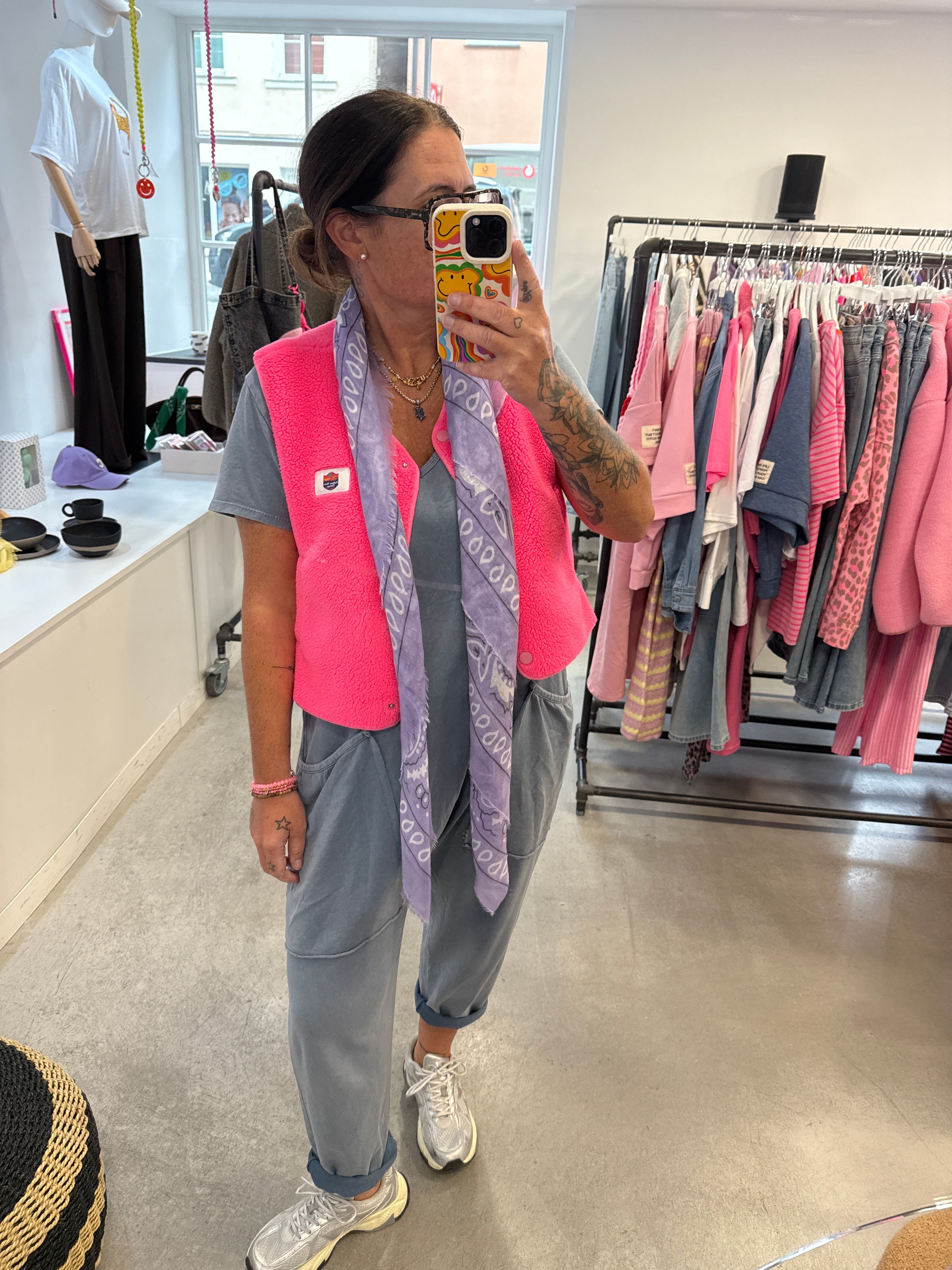 Tuch Bandana flieder