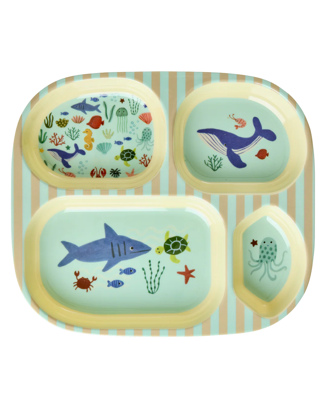 Kinderteller Rice Ocean