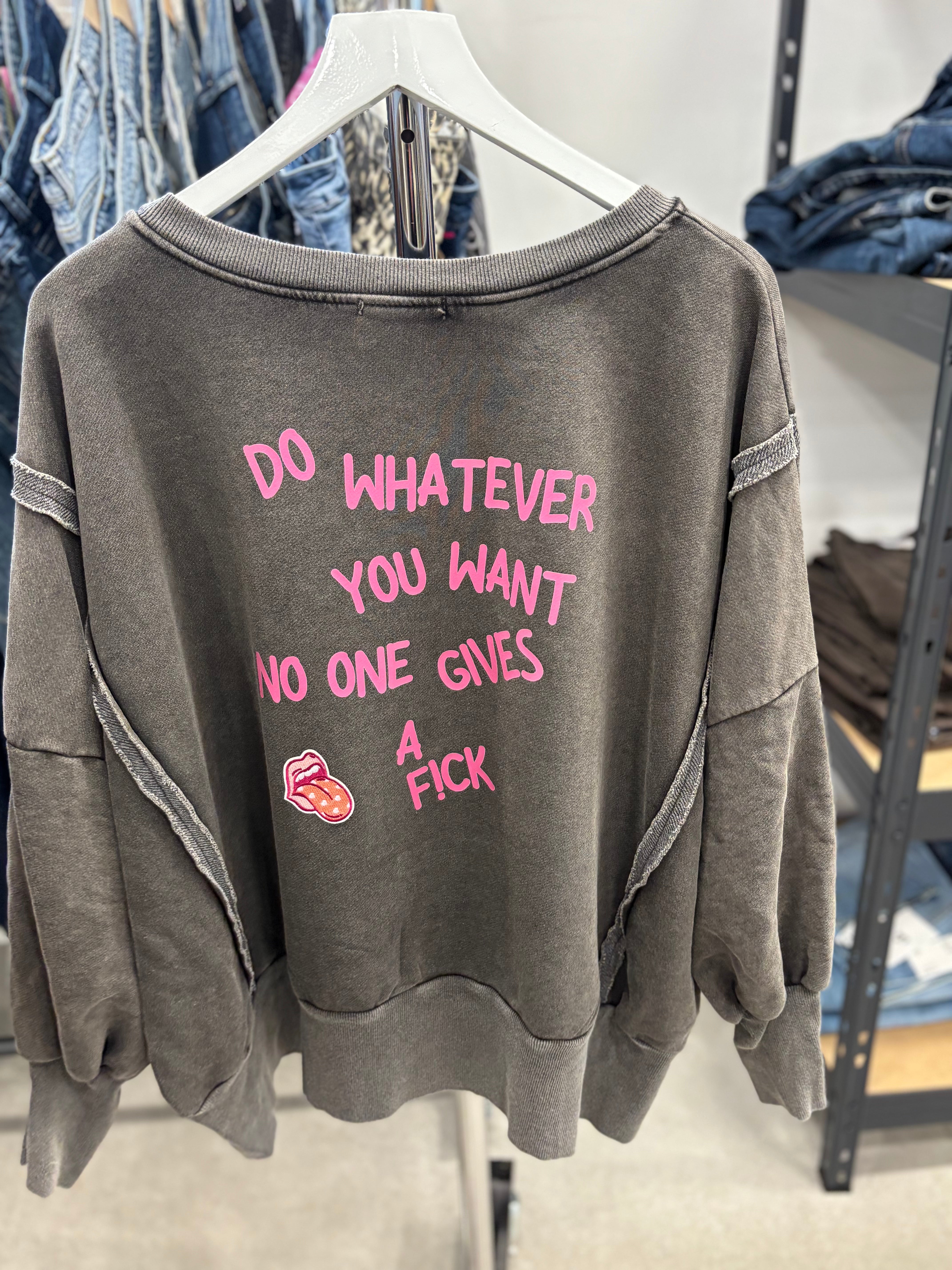 Pullover Nobody Gives a F