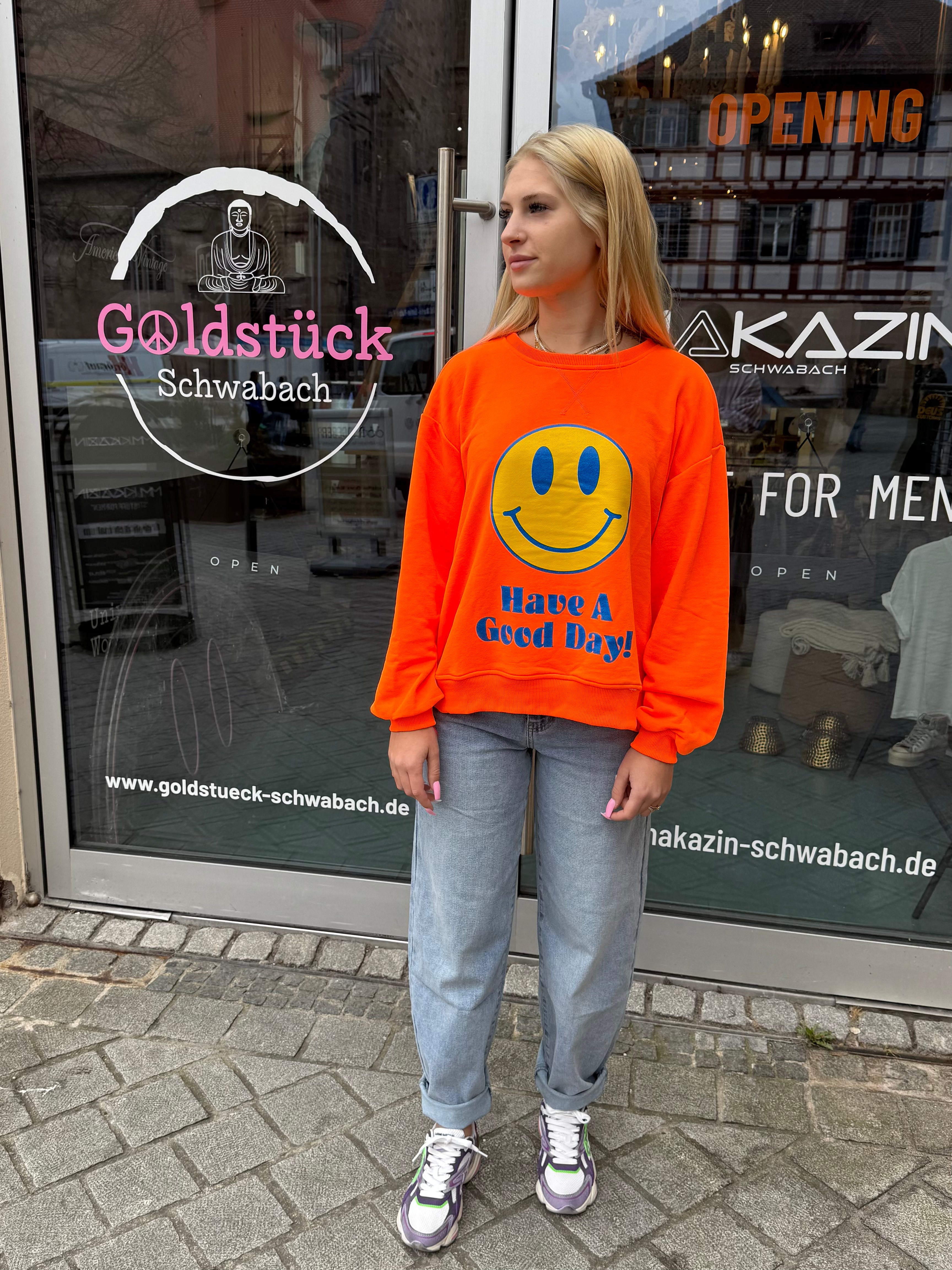 Pullover Smiley Have good day