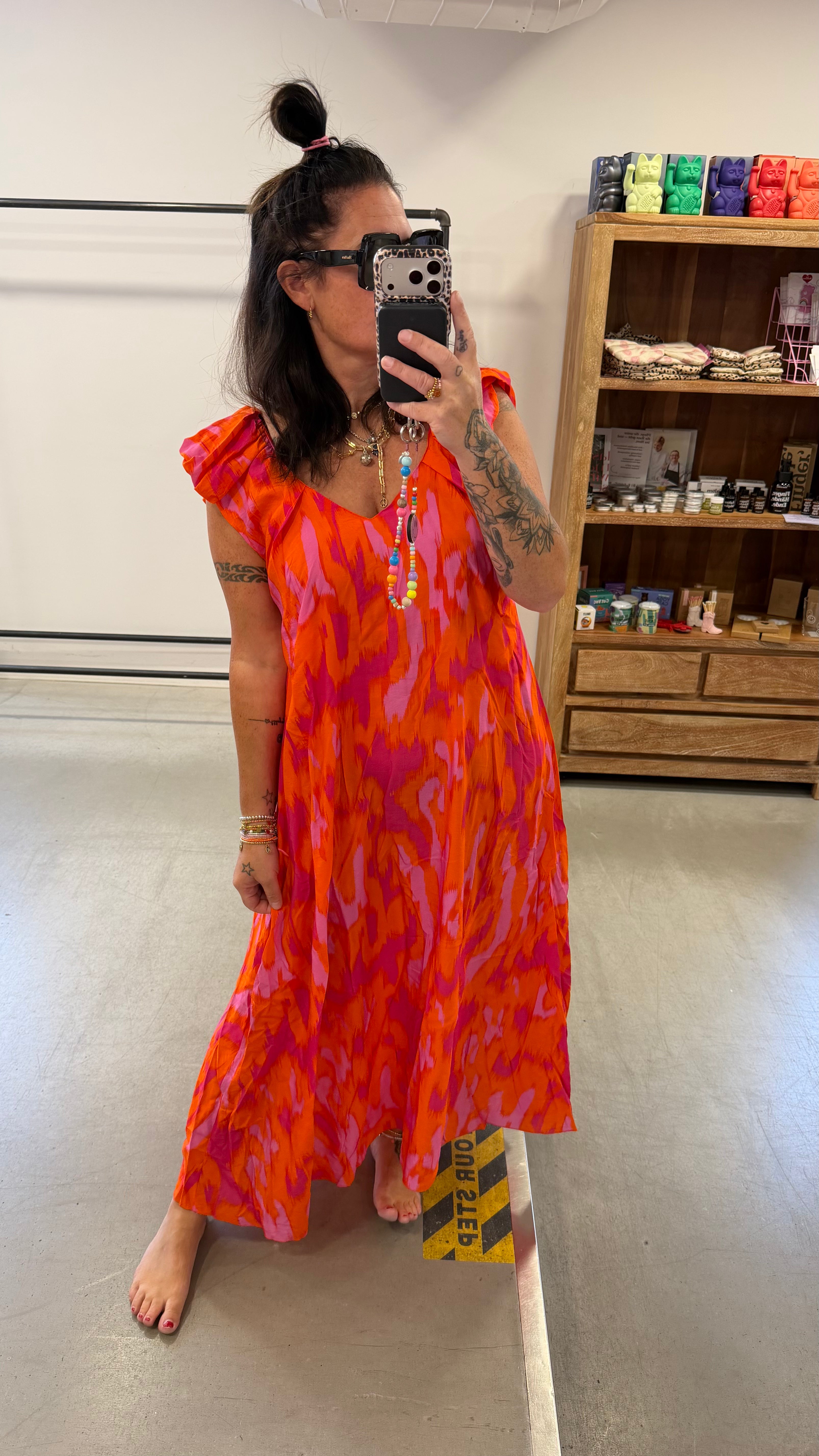Kleid Orange