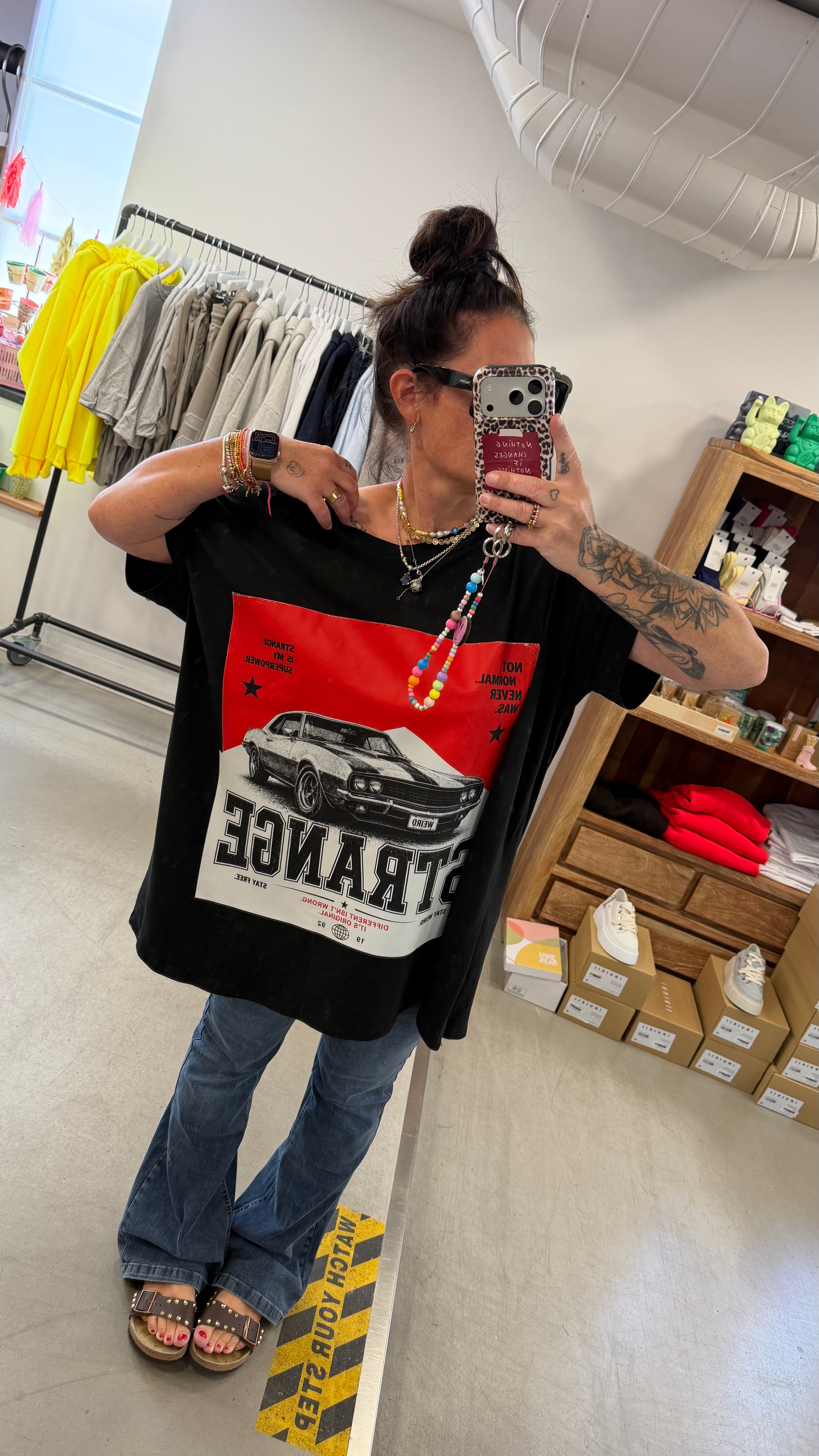 T-Shirt Dress Strange