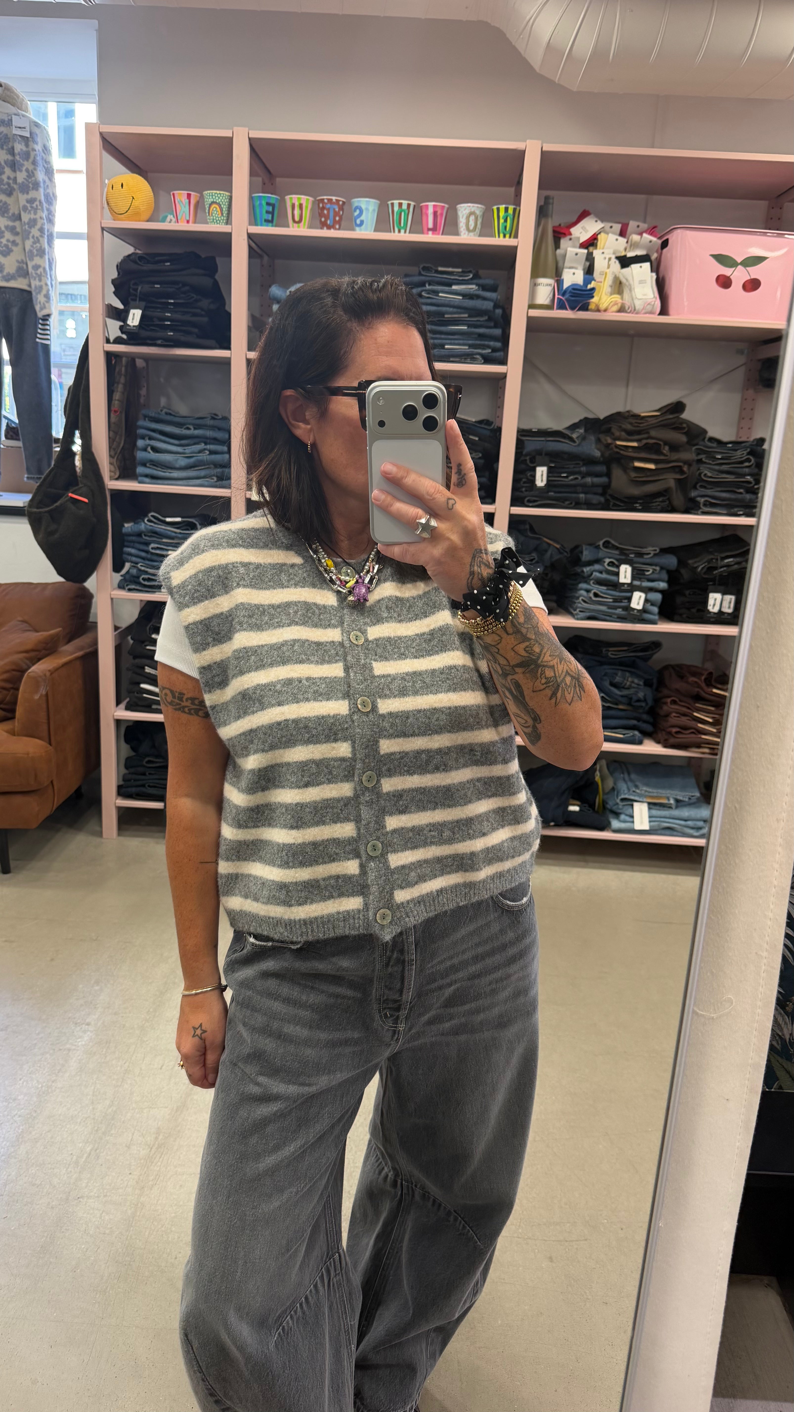 Weste Stripe