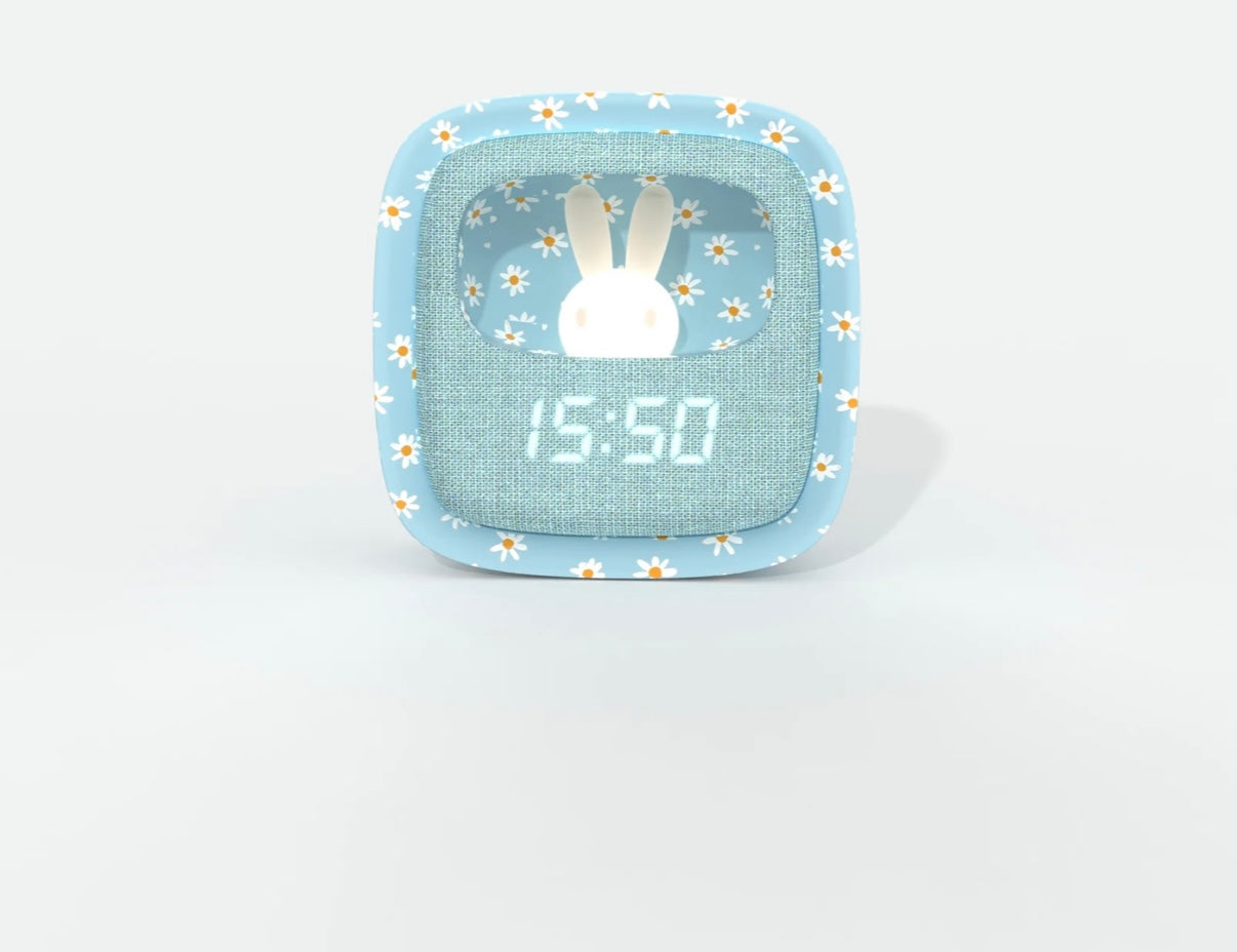 Uhr Mob Billy Clock Blue Flower