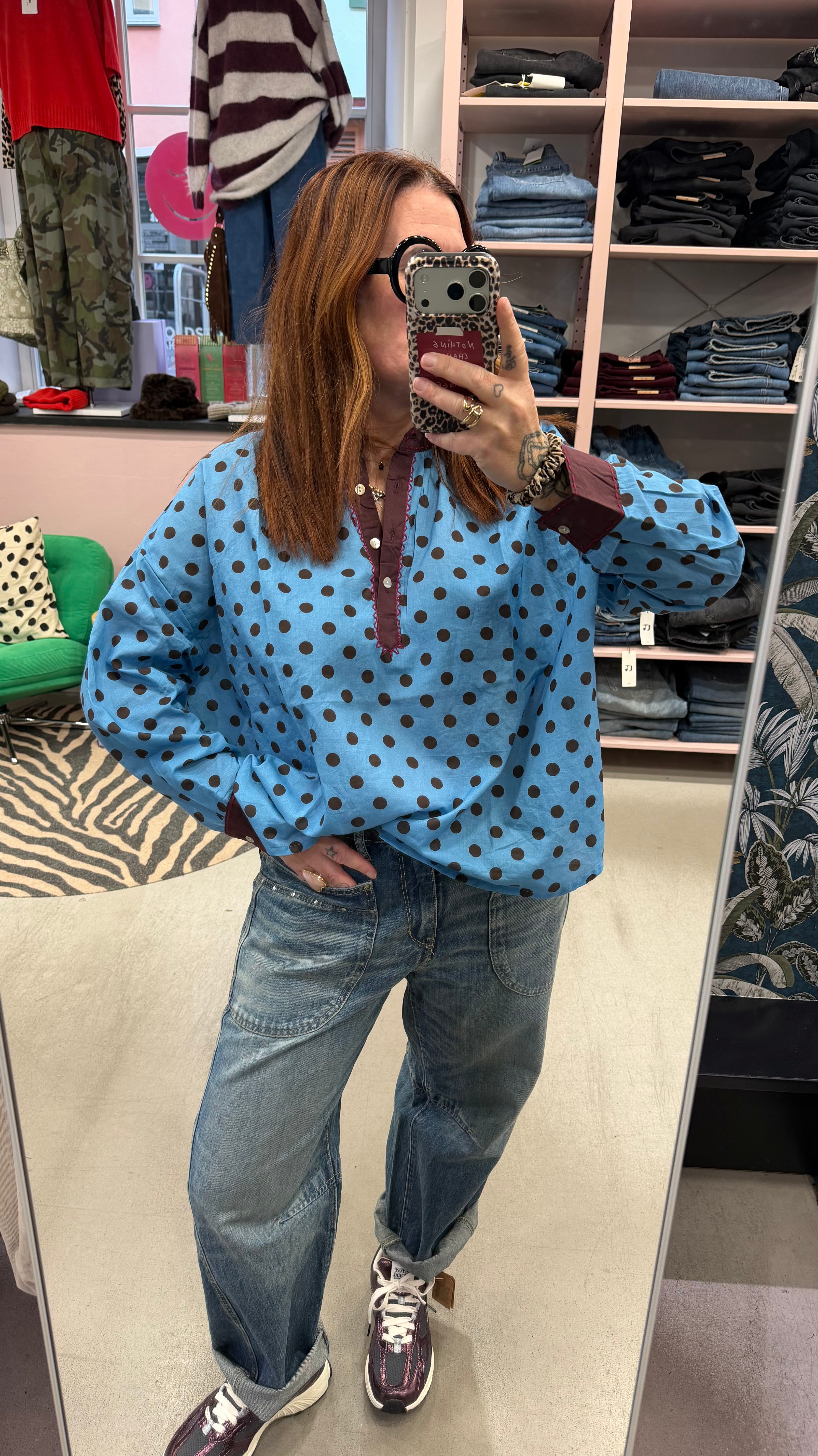 Bluse Dots