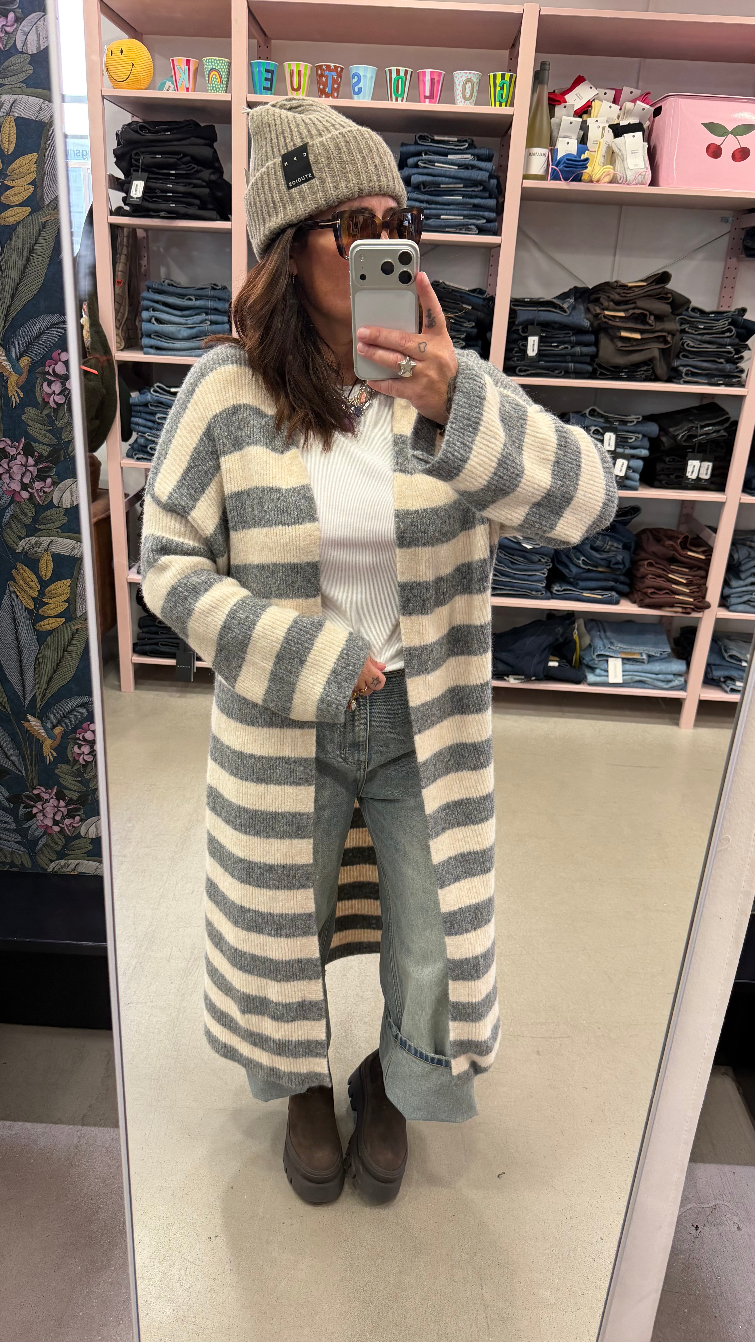 Strickjacke Stripe