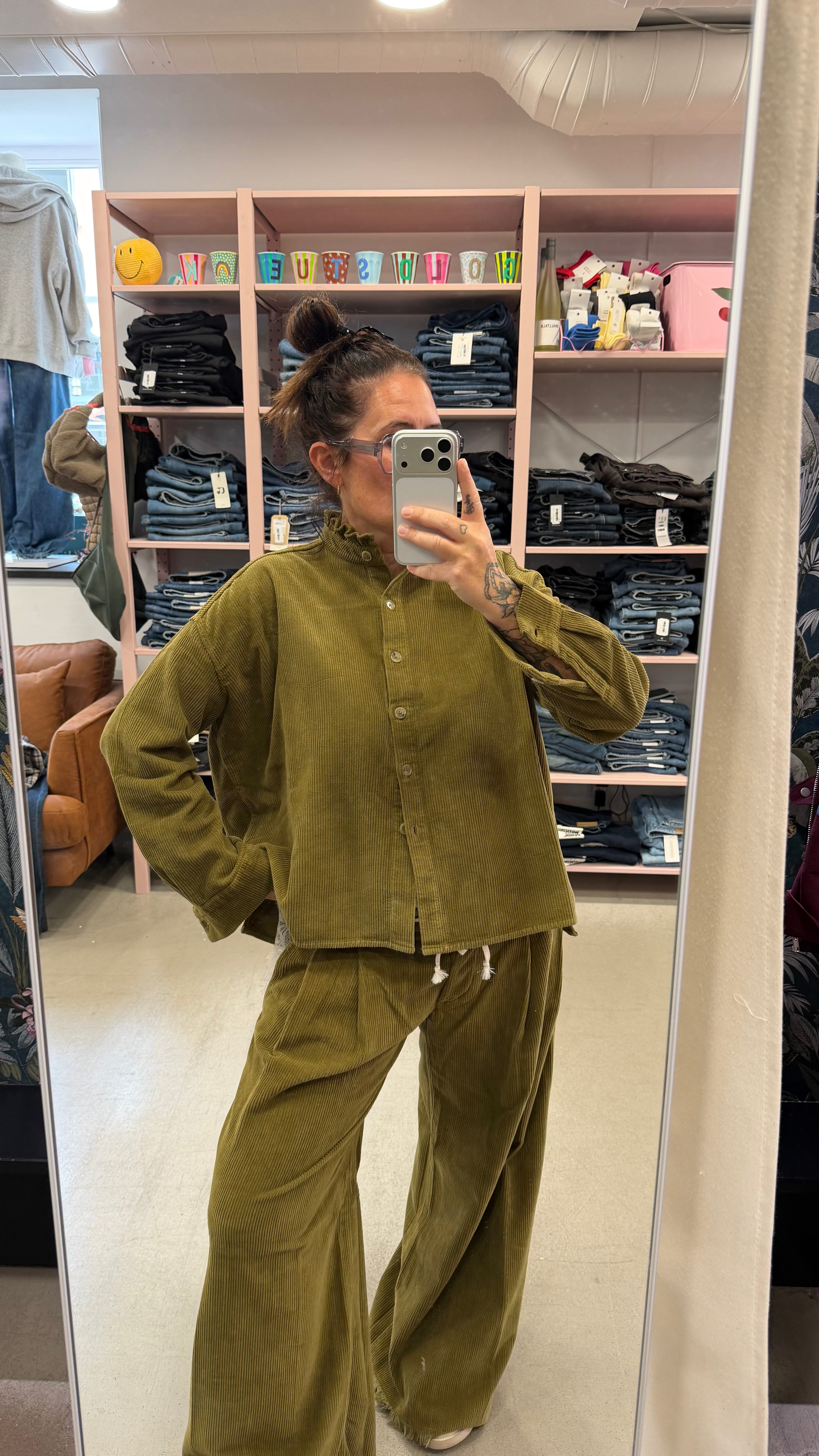 Bluse Cord Narli