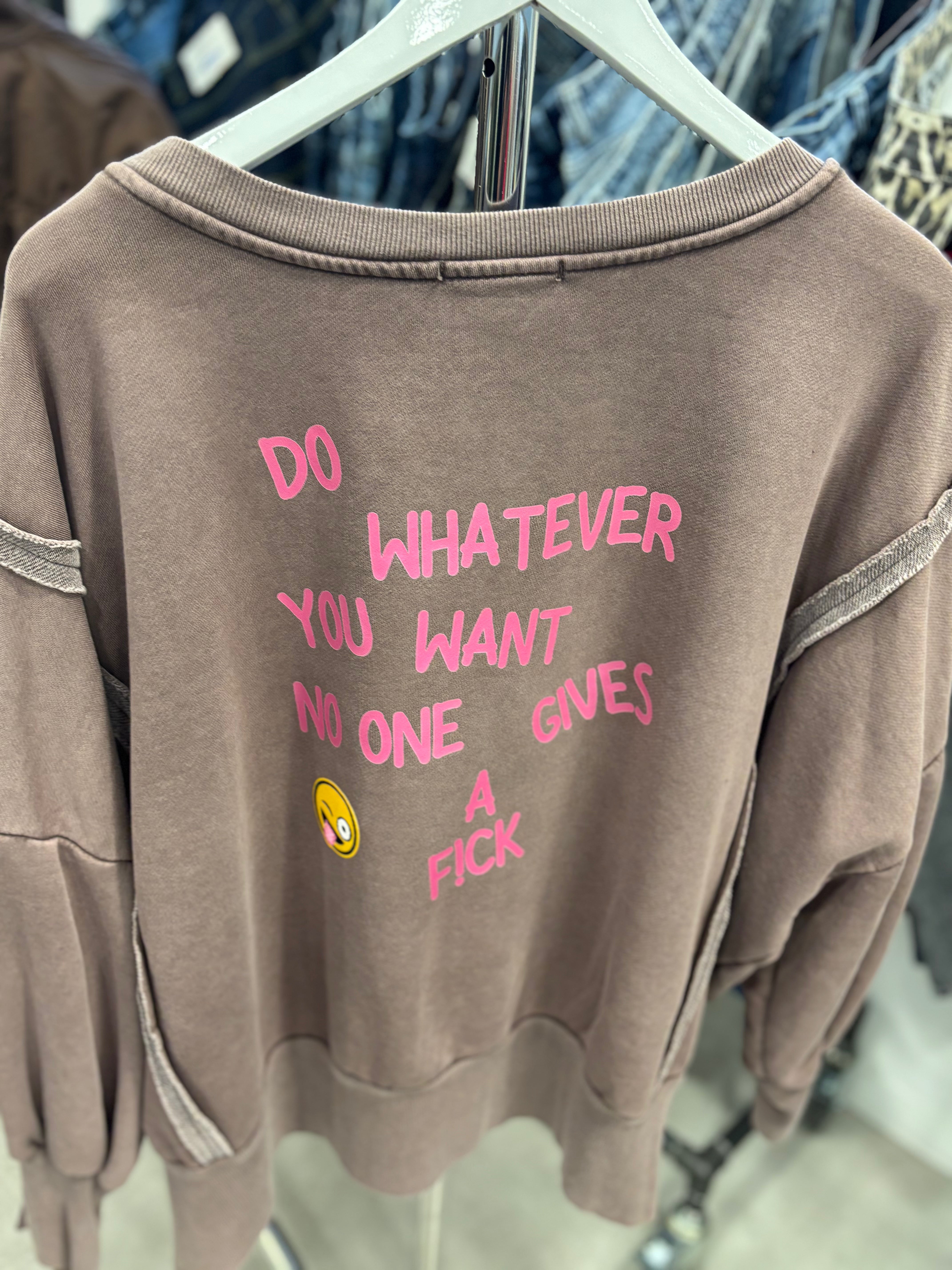 Pullover Nobody Gives a F*