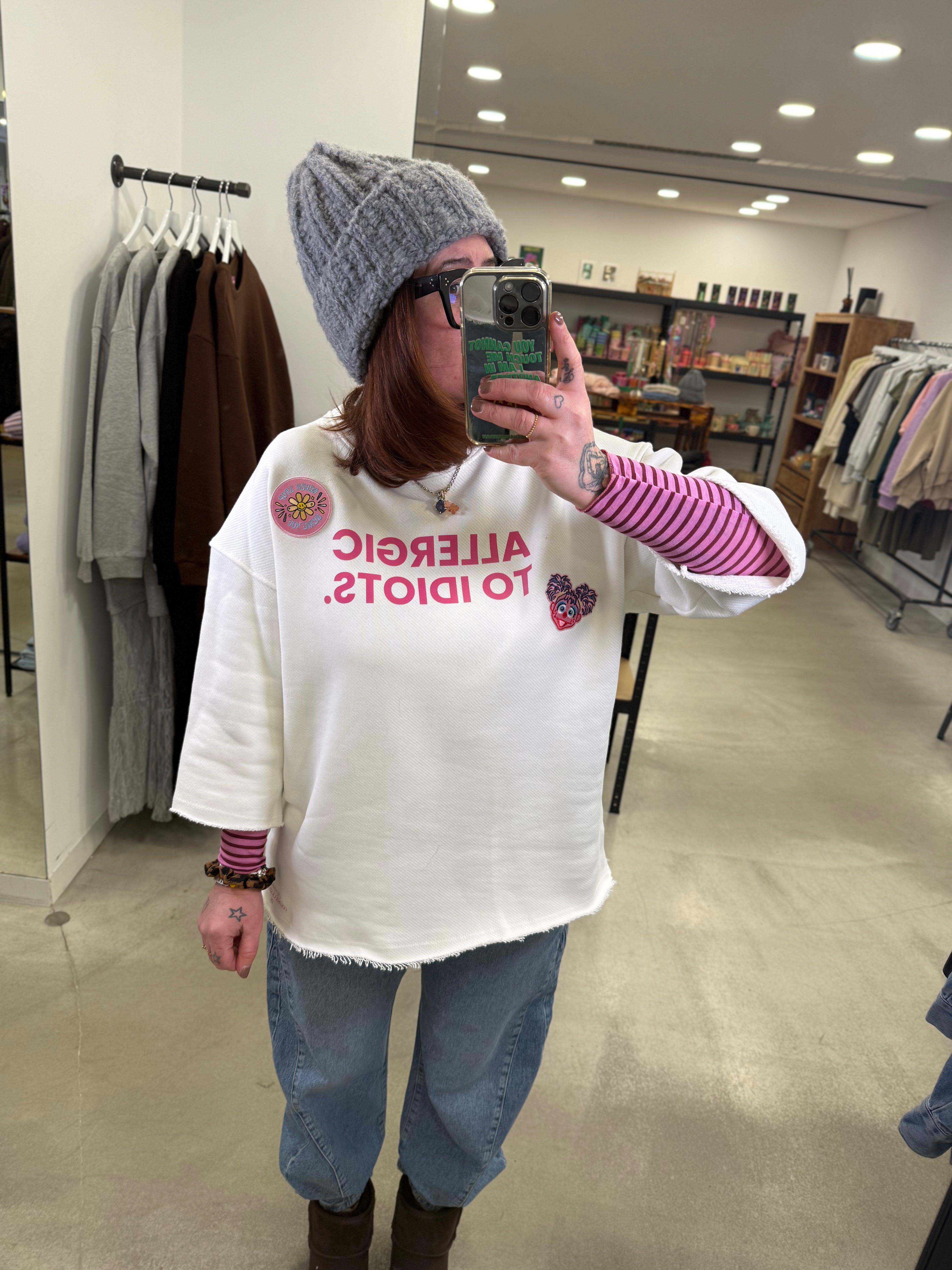 T-Shirt Allergic to Idiots