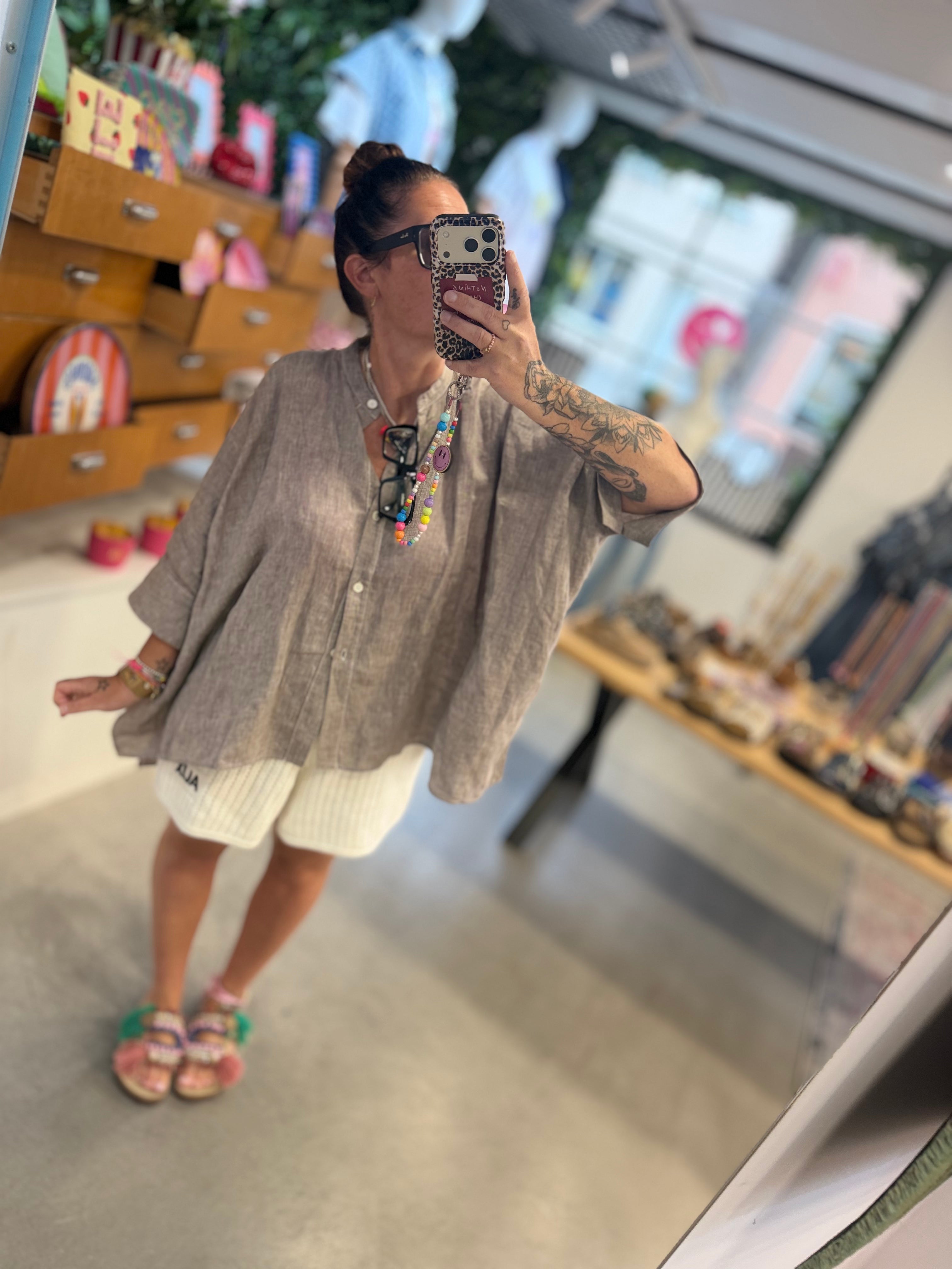Bluse NARLI Lino
