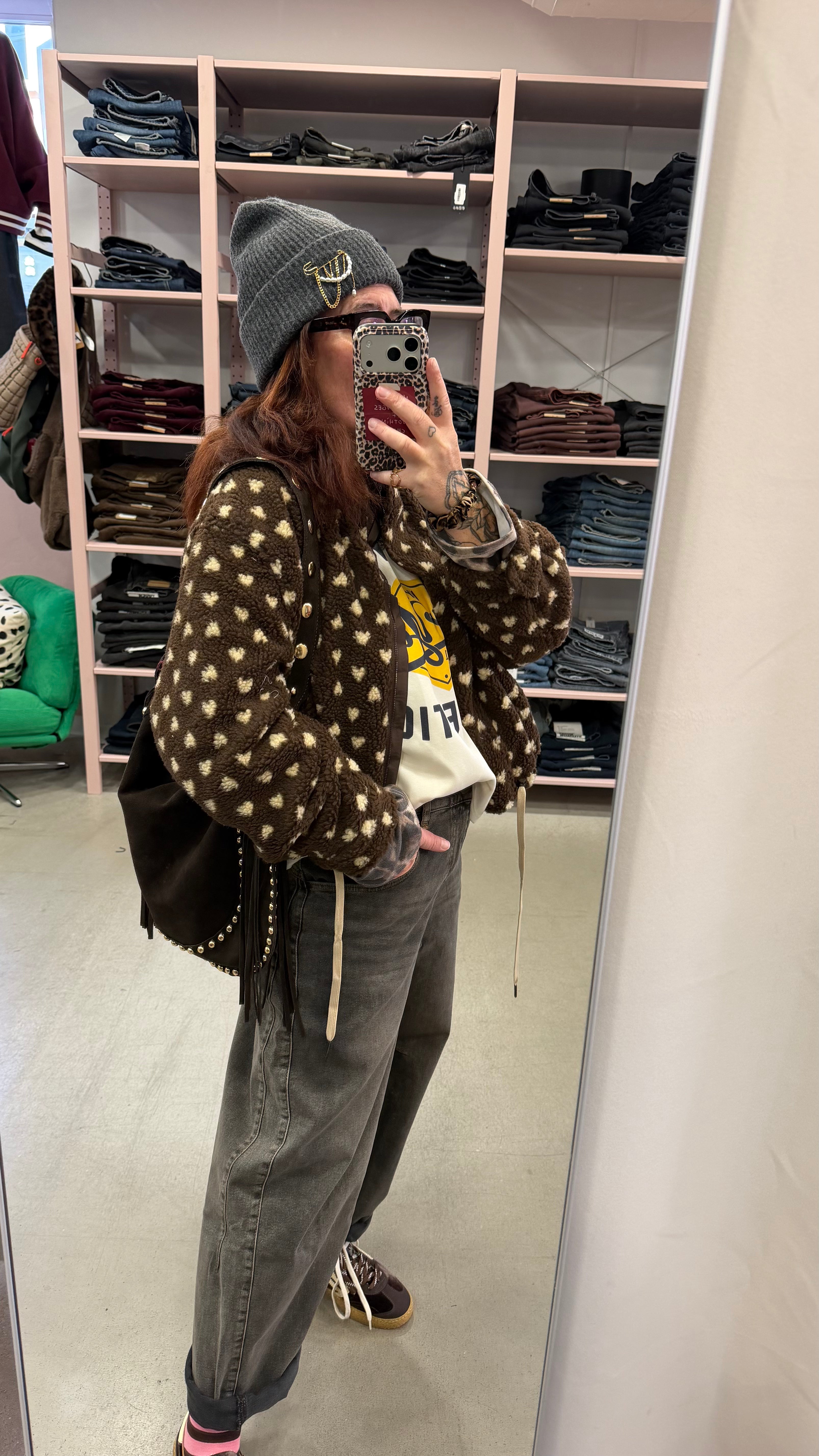 Jacke Teddy Herz