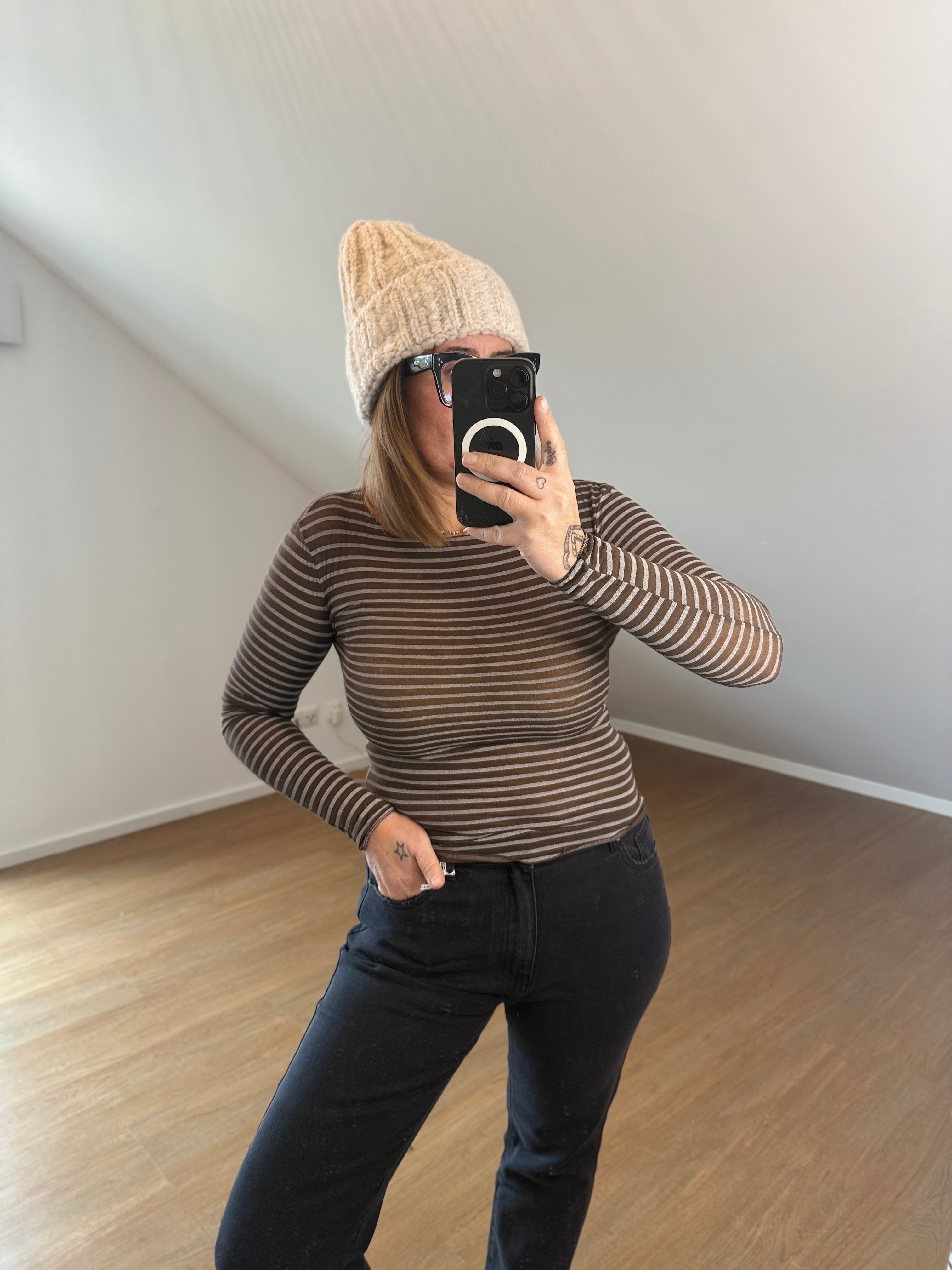 Longsleeve Mesh Stripe