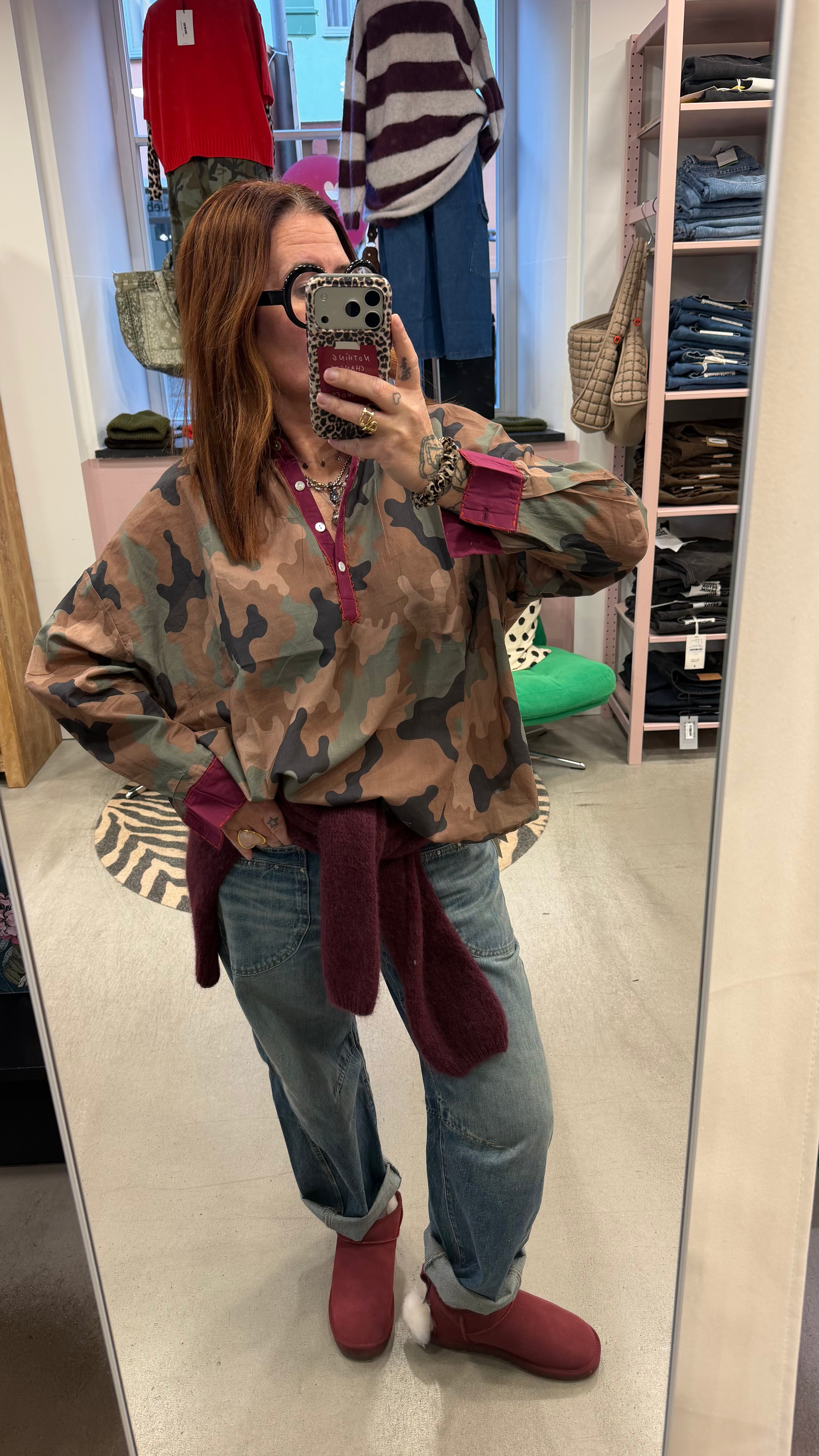 Bluse Camou