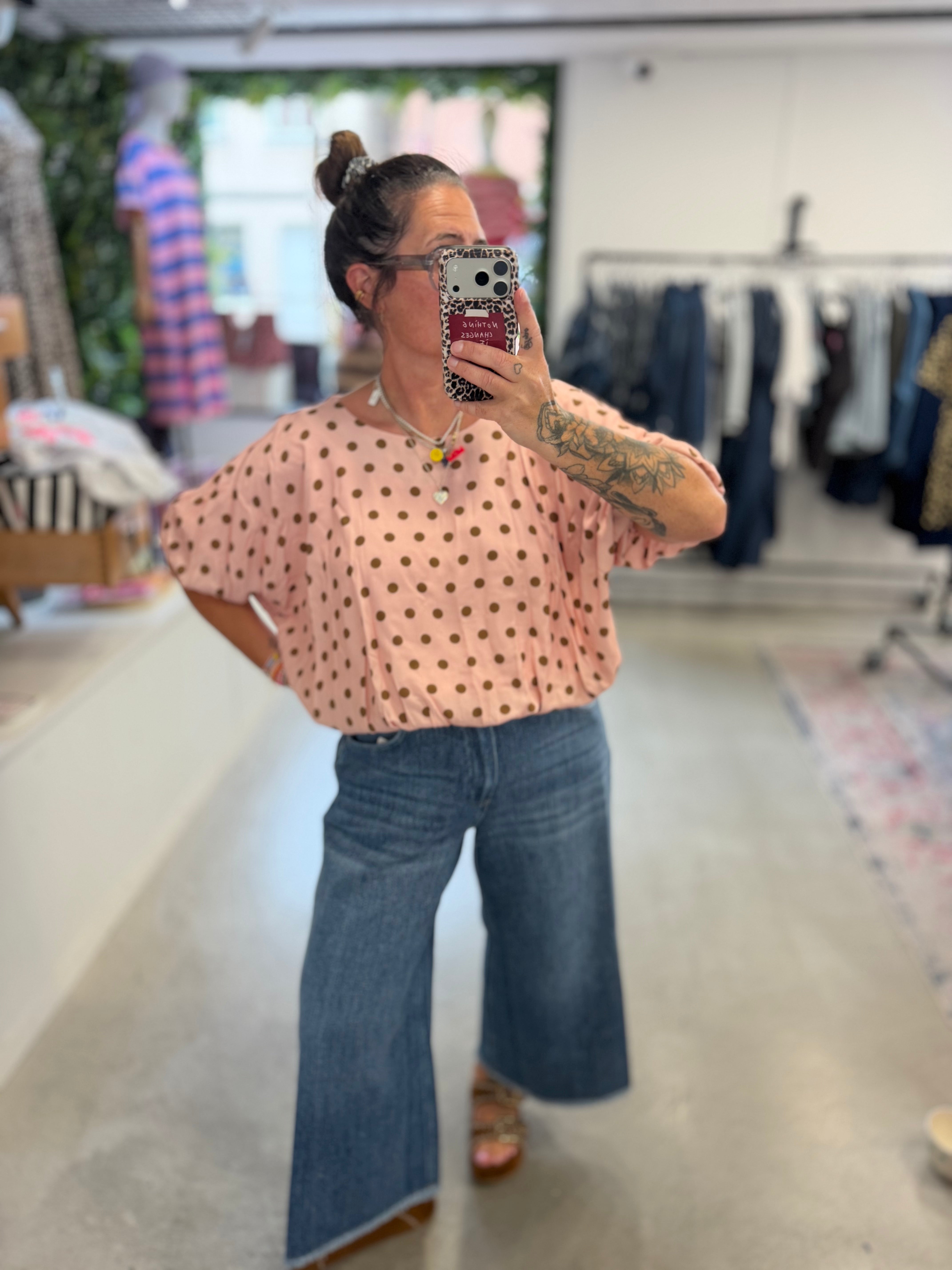 Bluse Dots