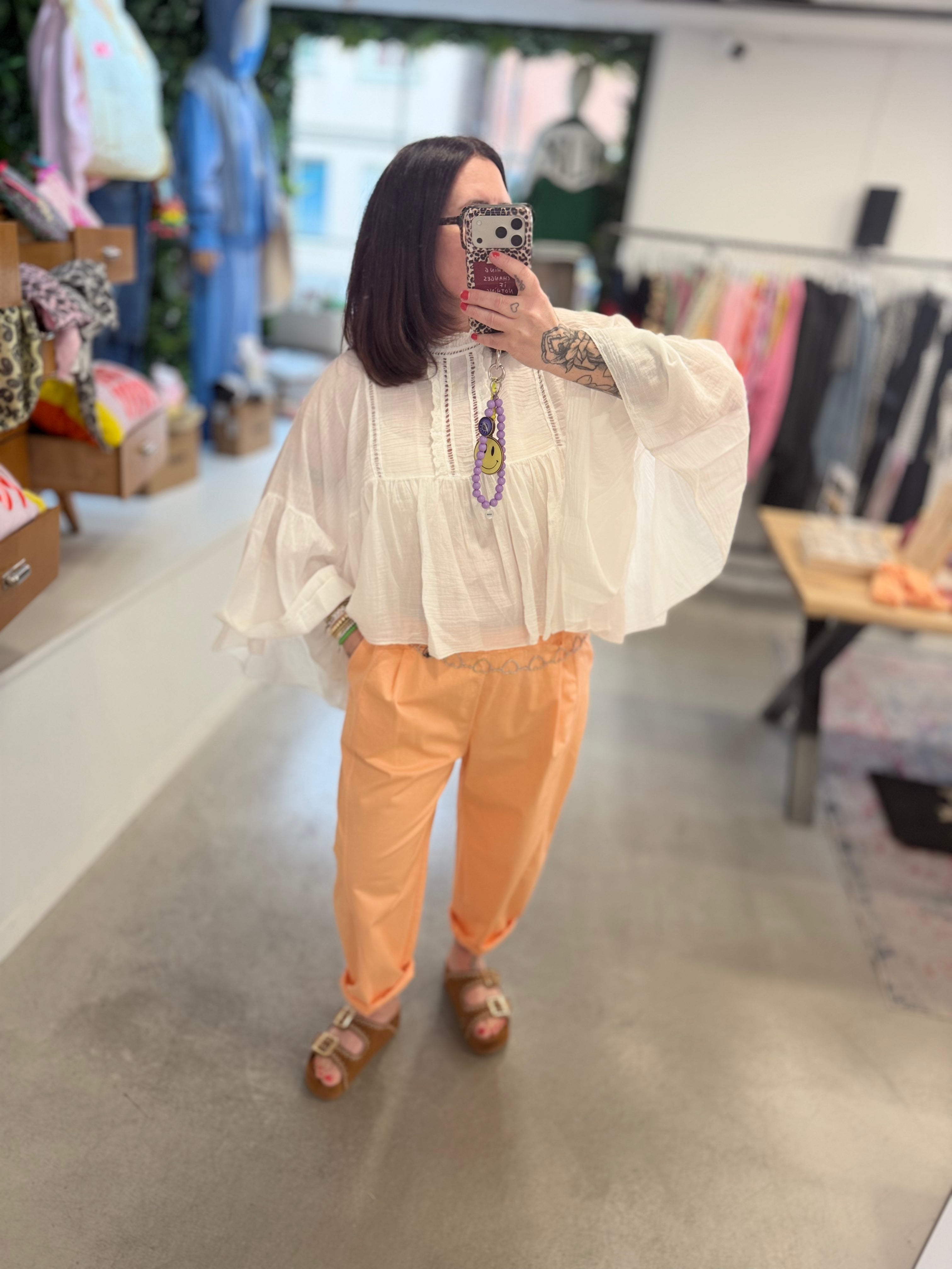 Hose Chino orange