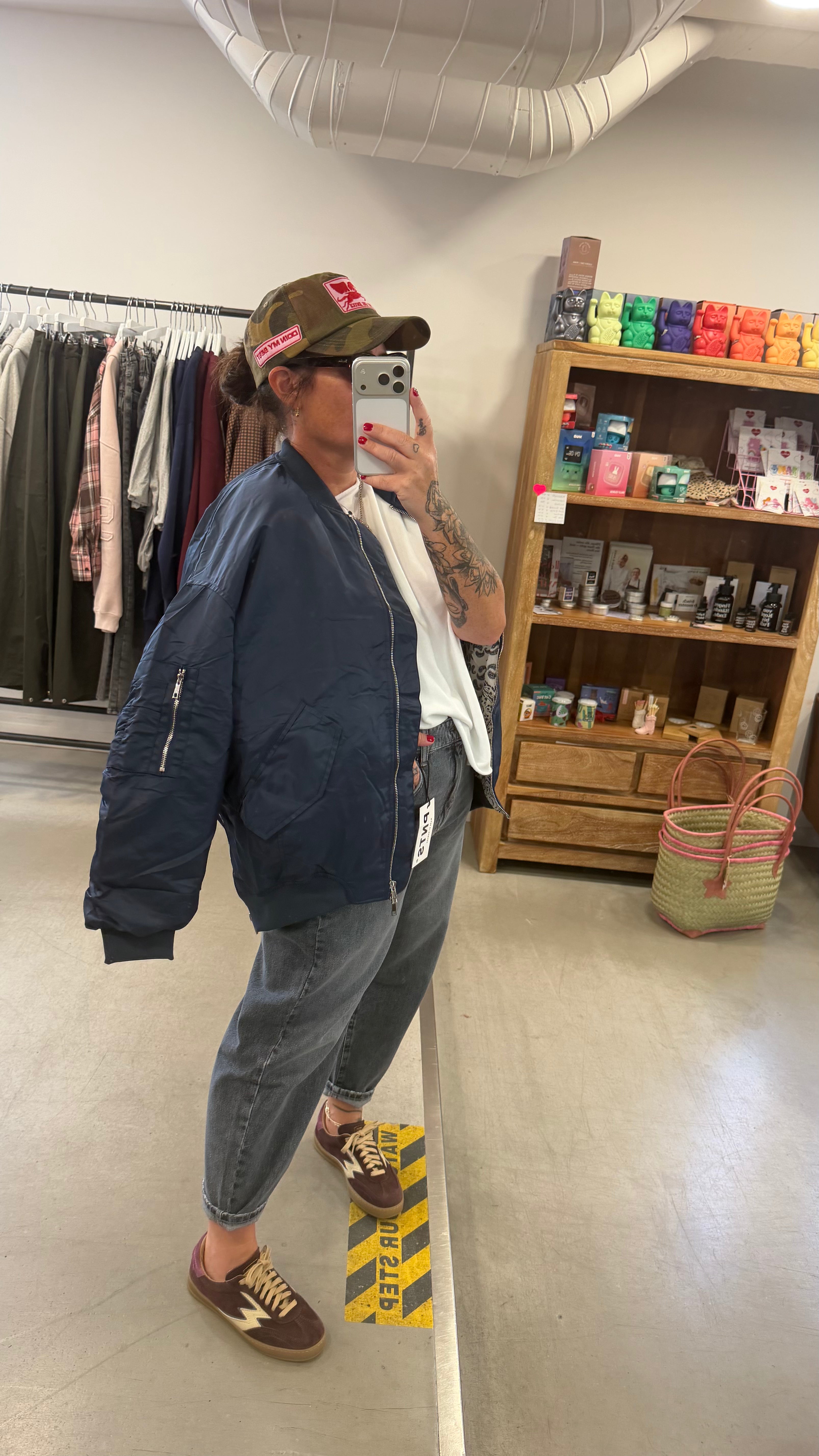 Jacke Bomber Navy