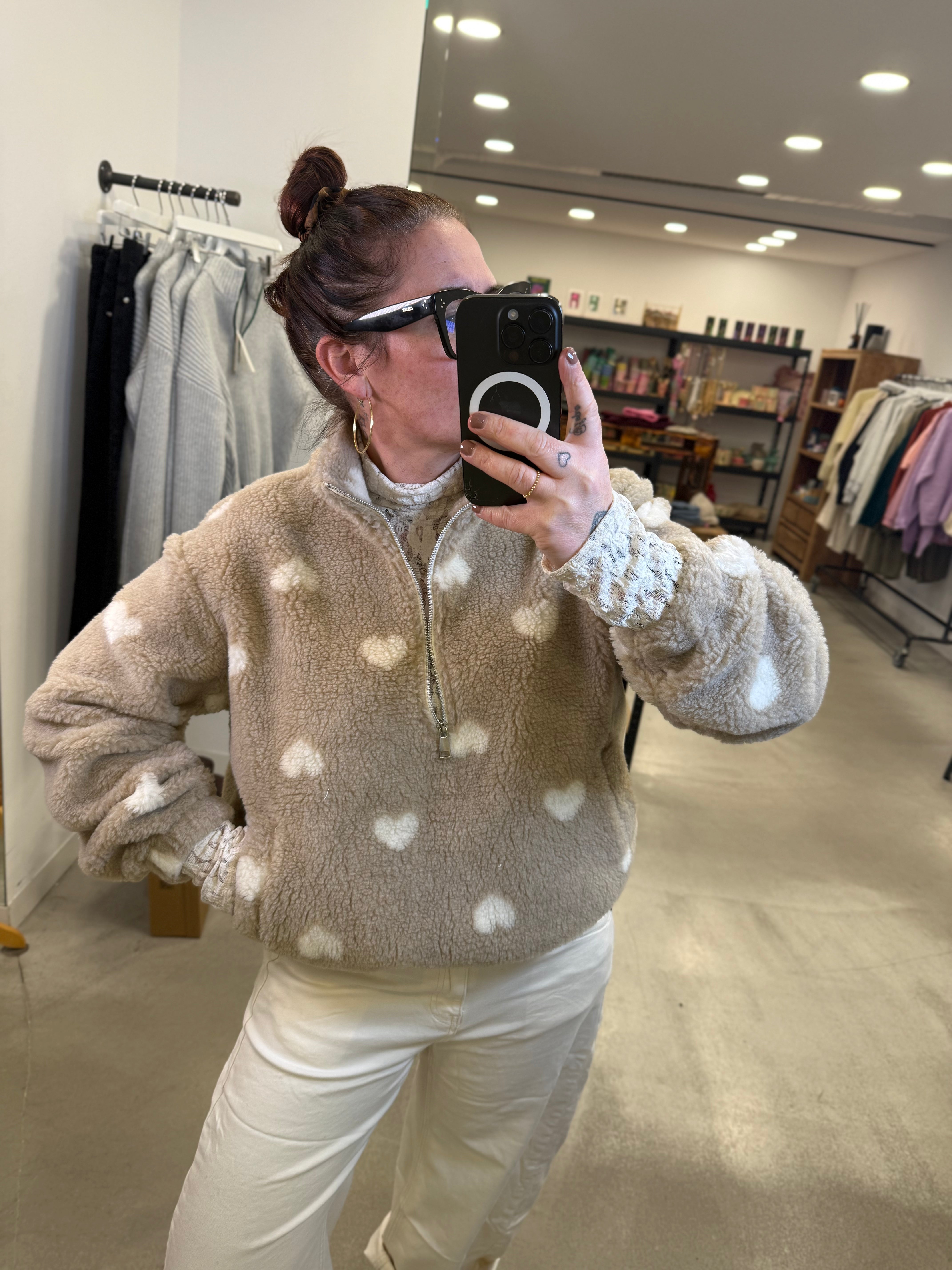 Pullover Teddy Heart