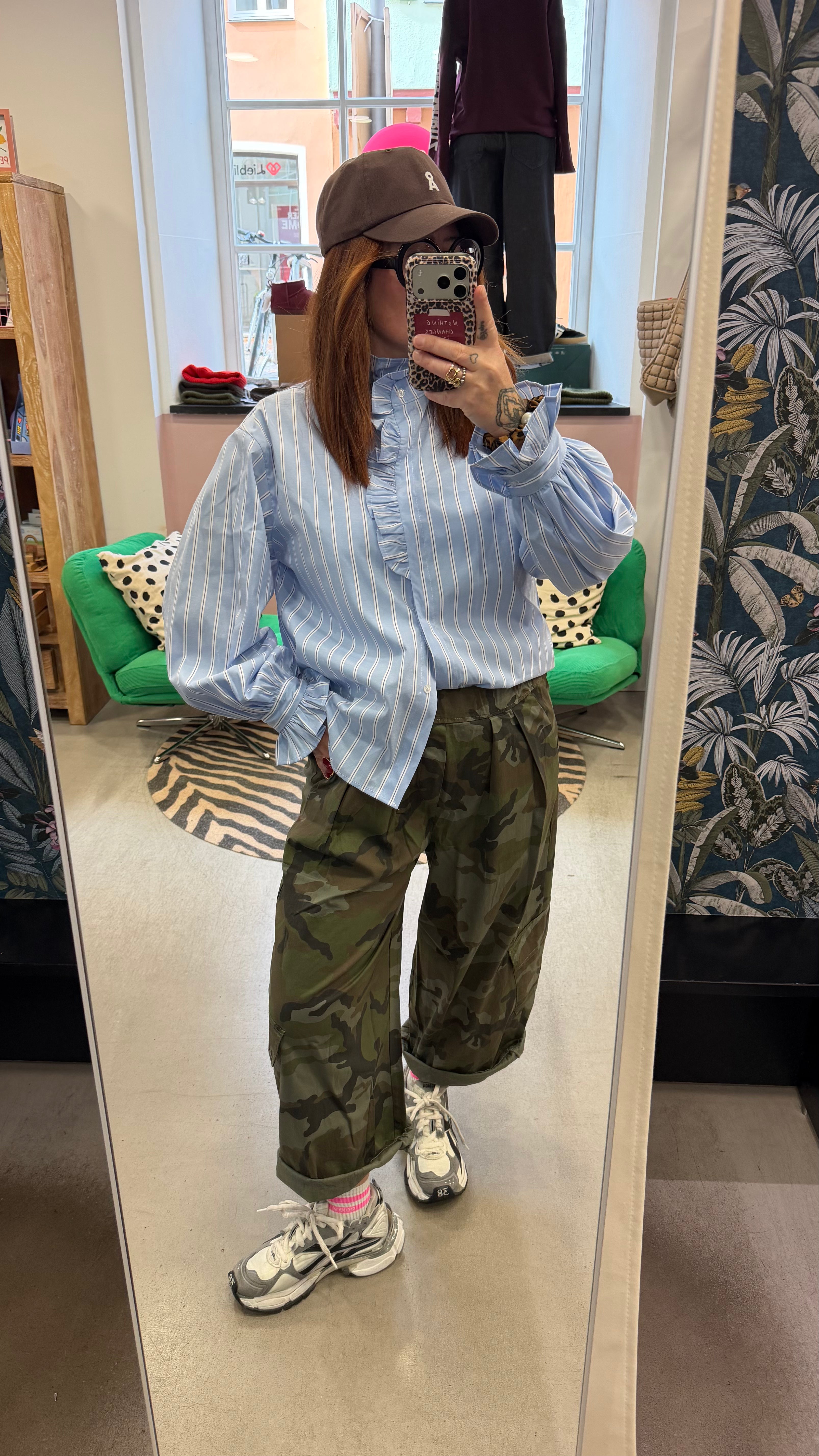 Hose Camou 5Pocket green