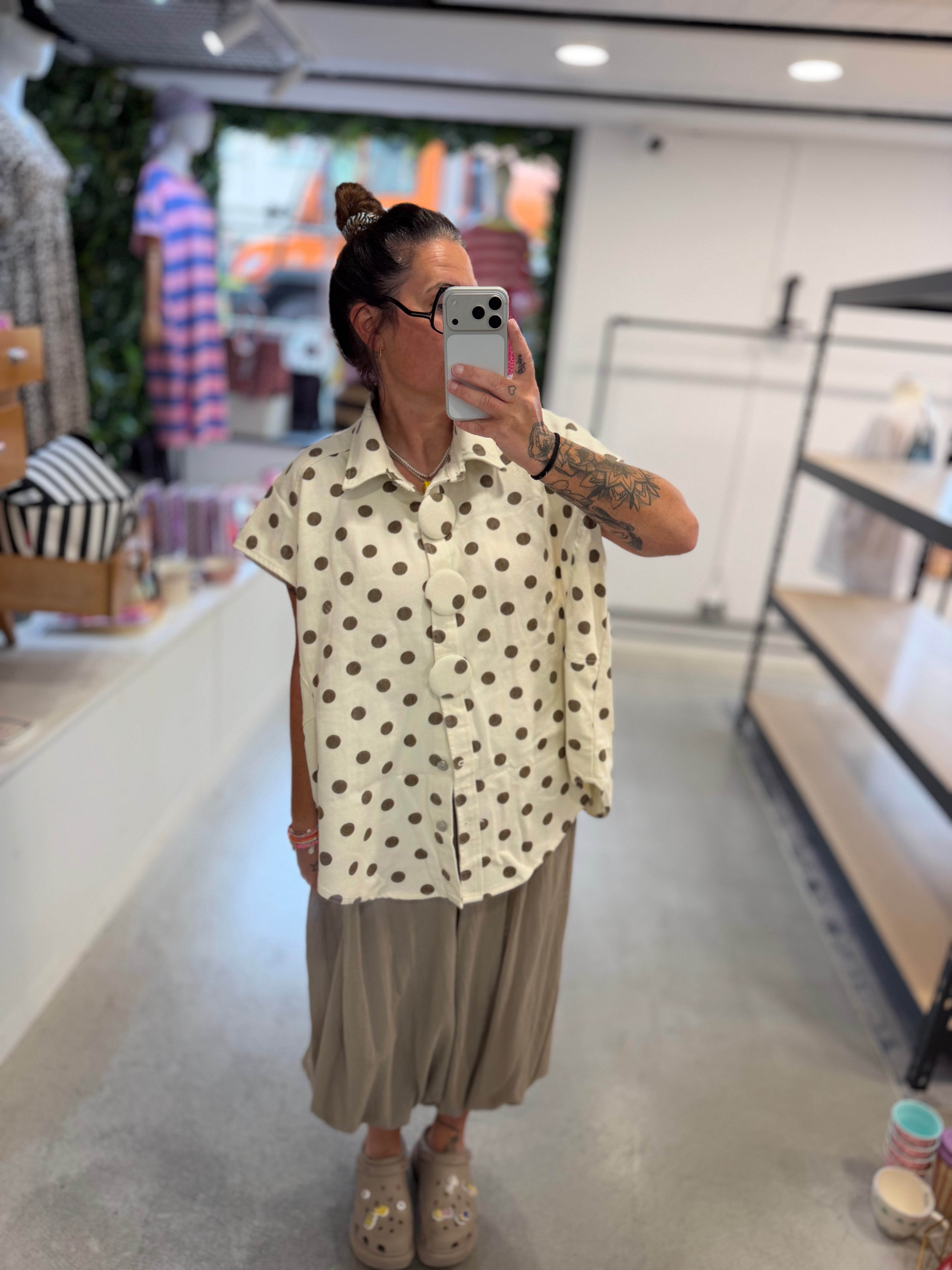 Bluse 6 Dots