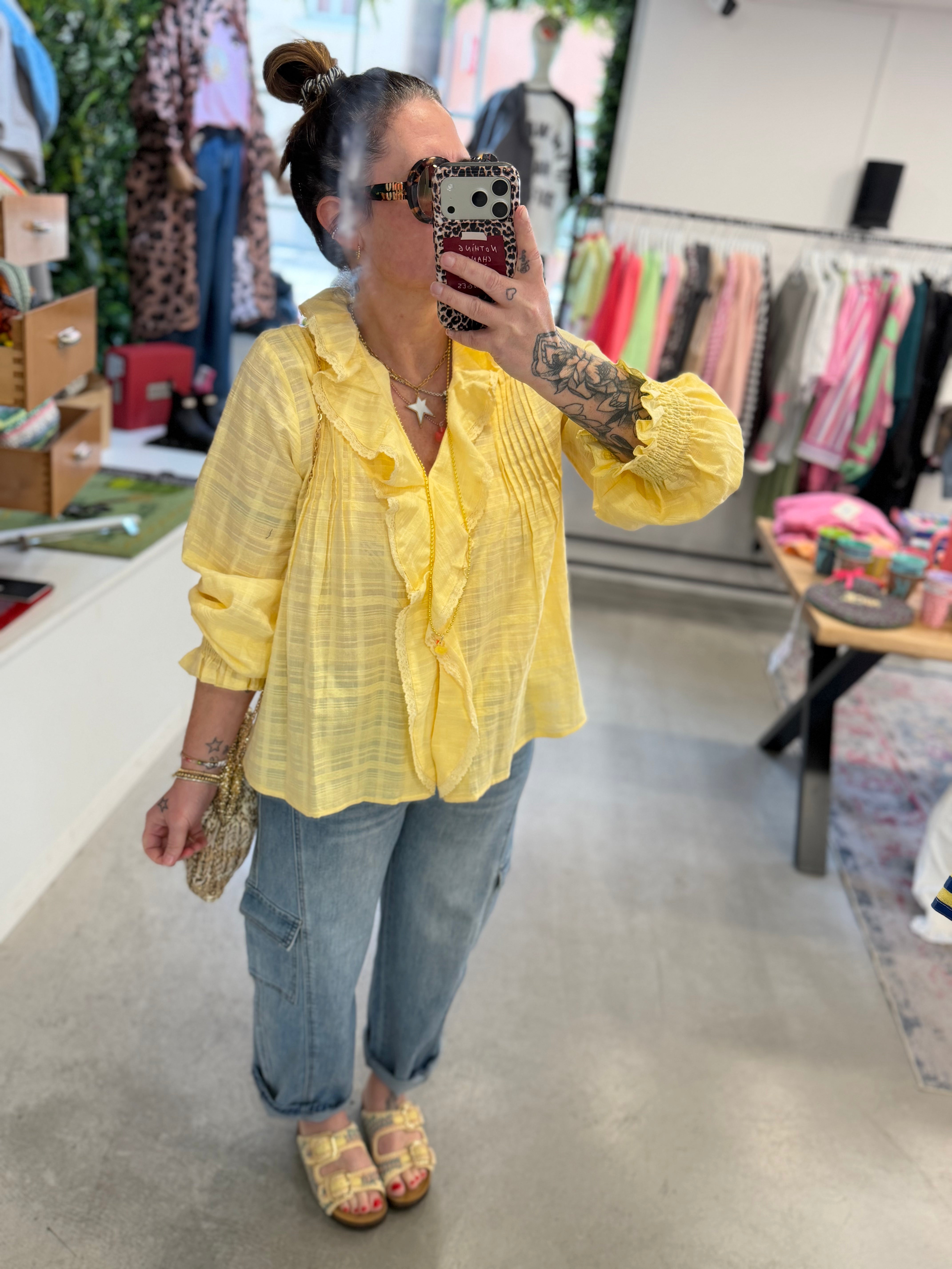 Bluse Marla Gelb