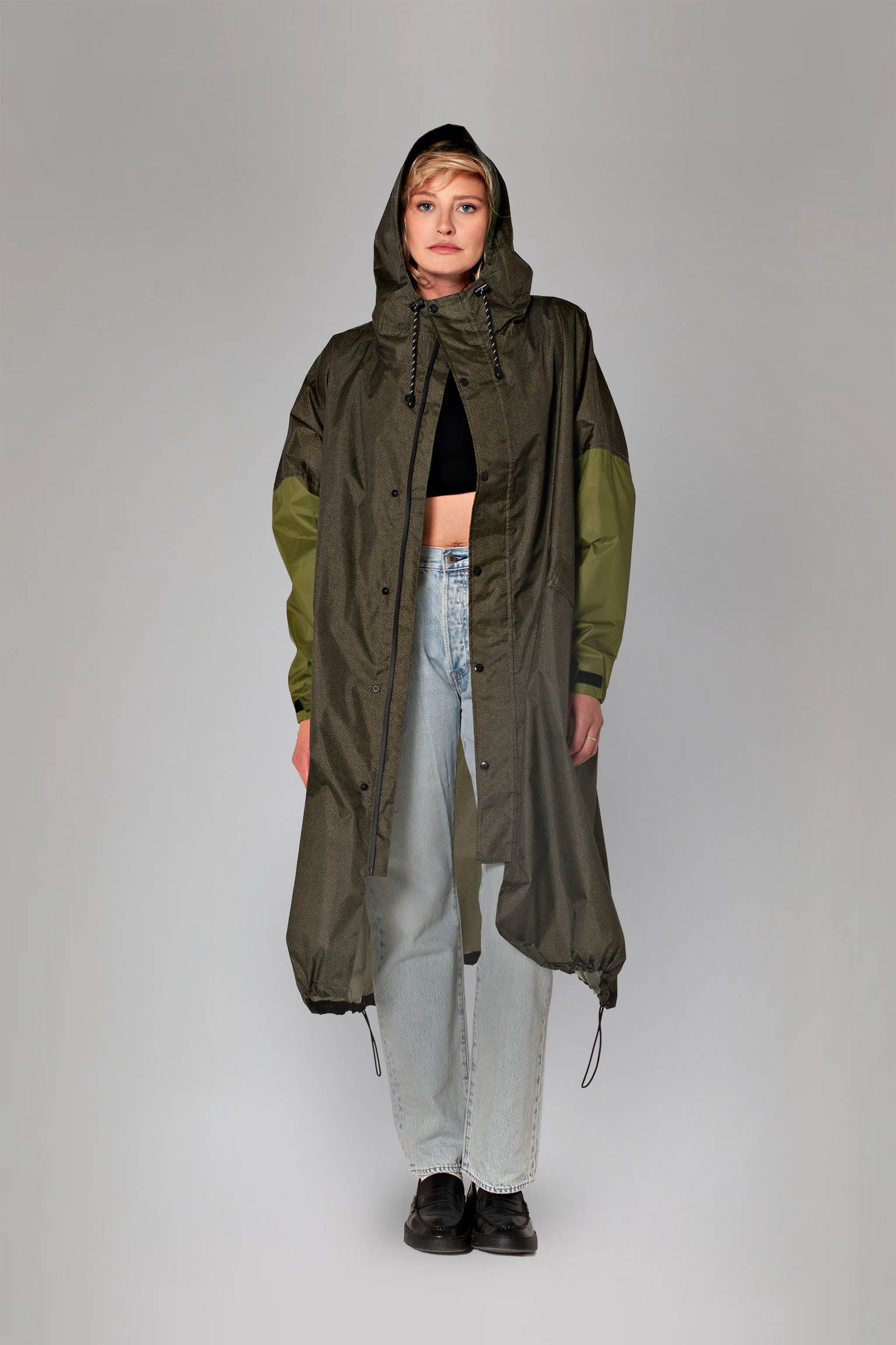 RainKiss Rain Coat green