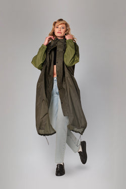 RainKiss Rain Coat green