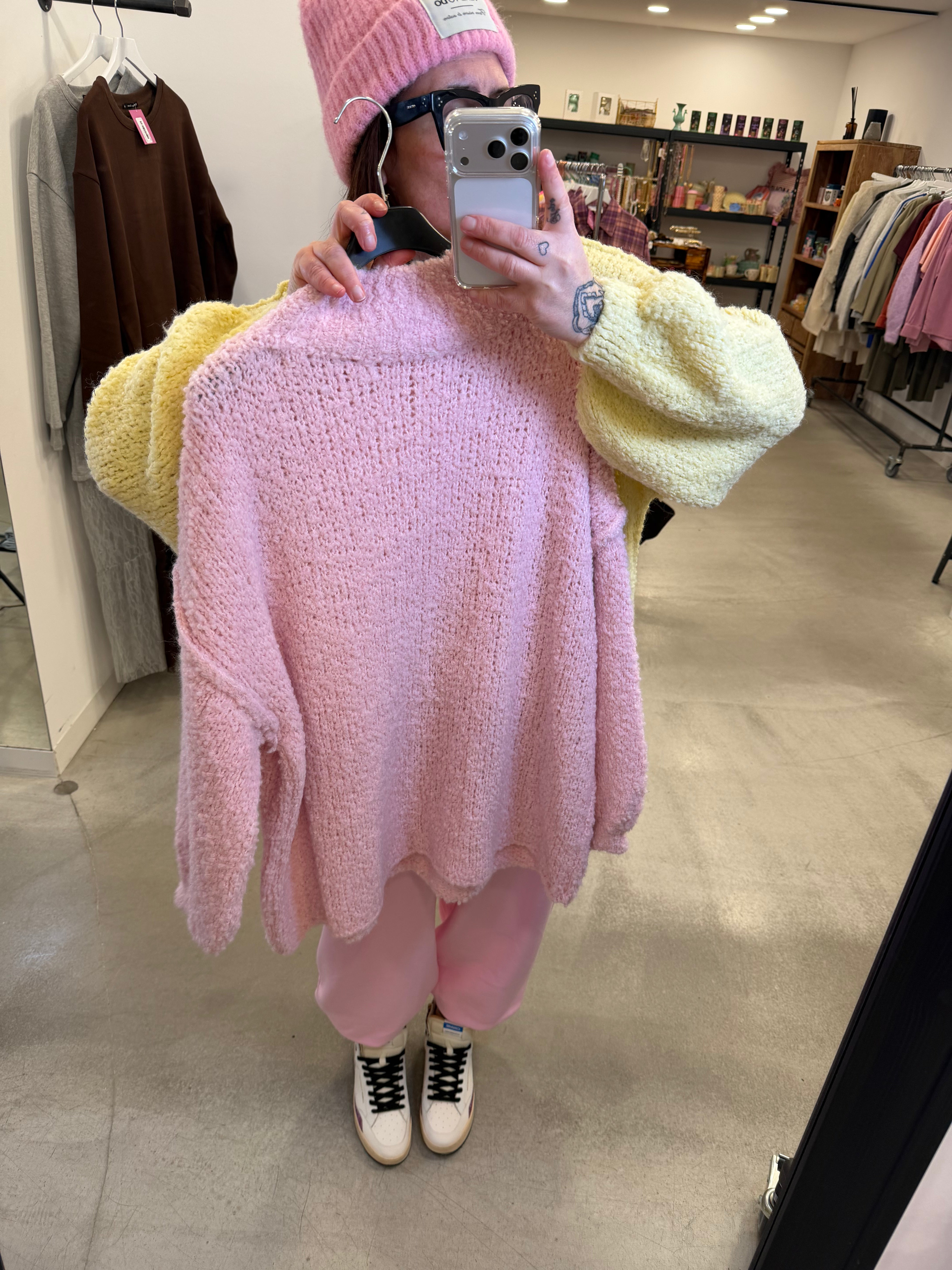 Pullover Boucle spring