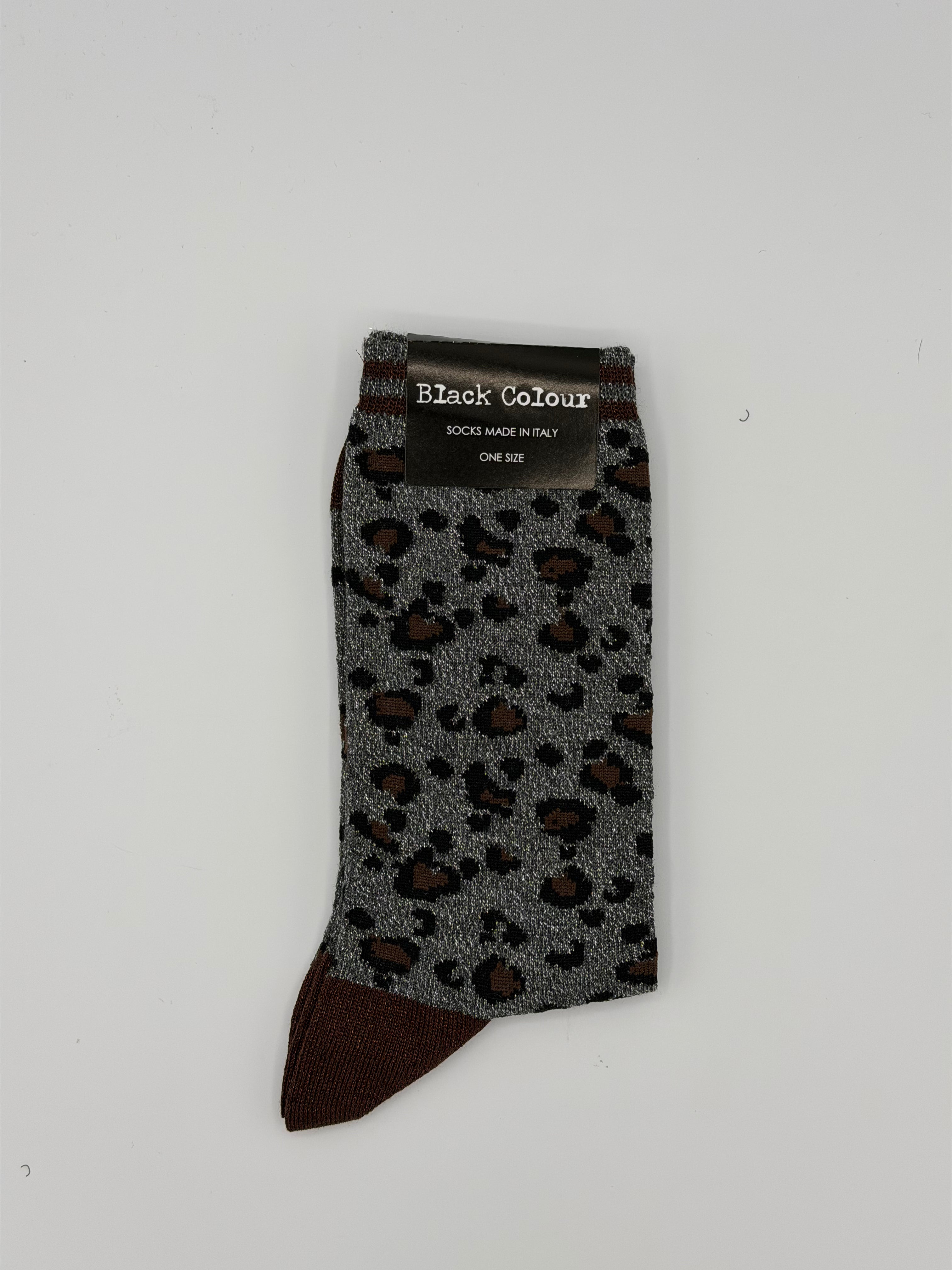 Socken Black Colour Leo