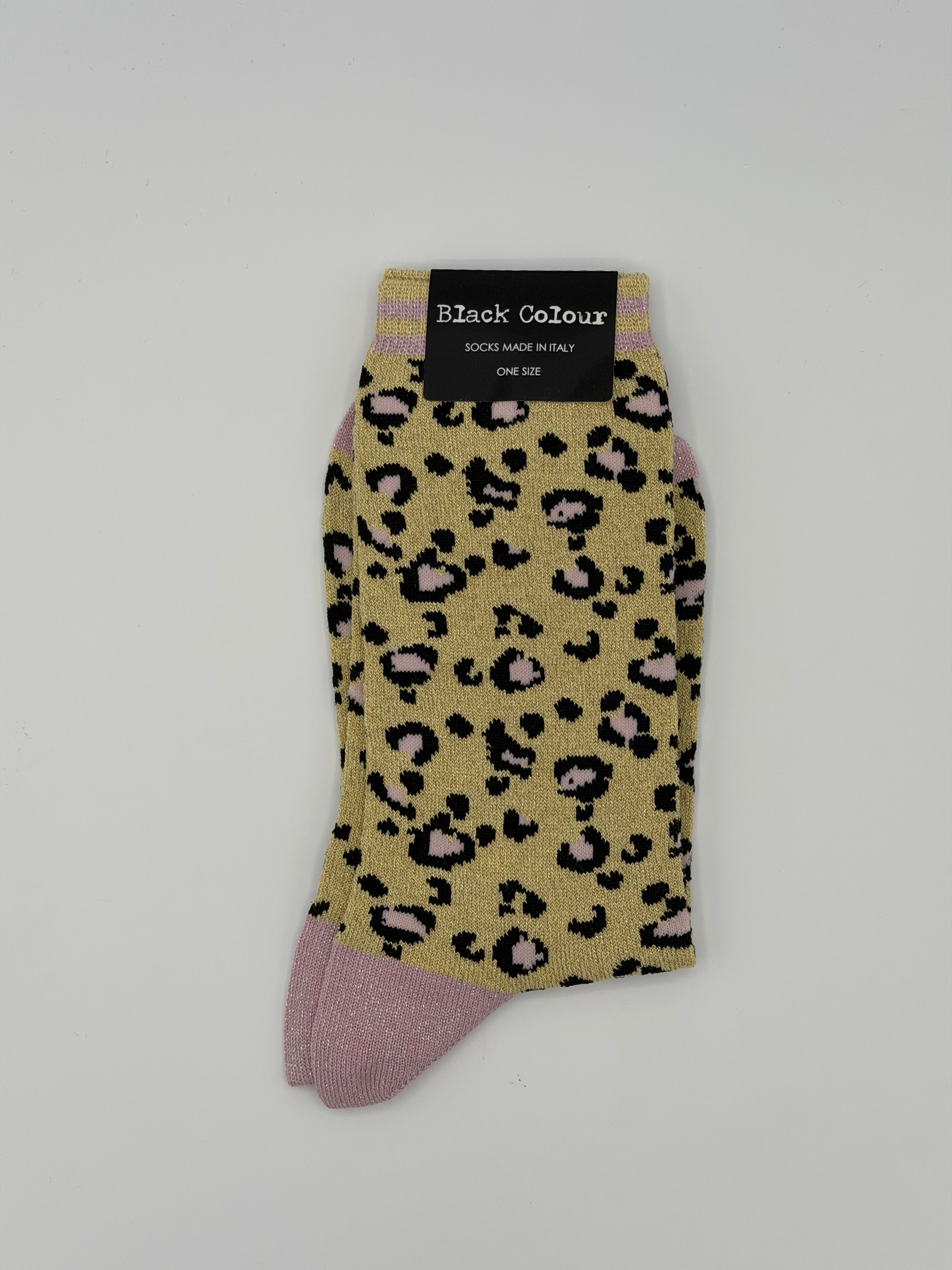 Socken Black Colour Leo