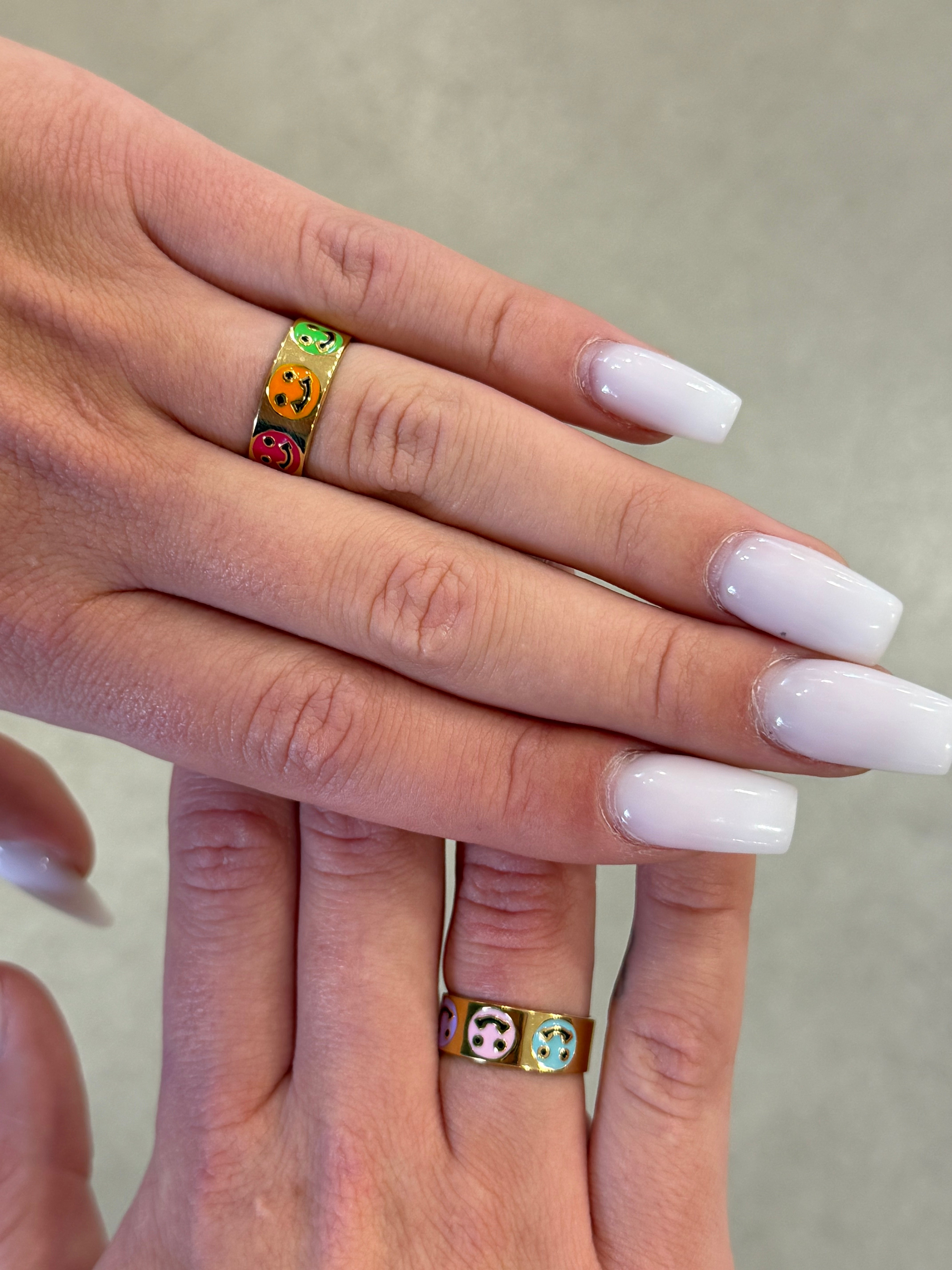 Ring Smiley Gold