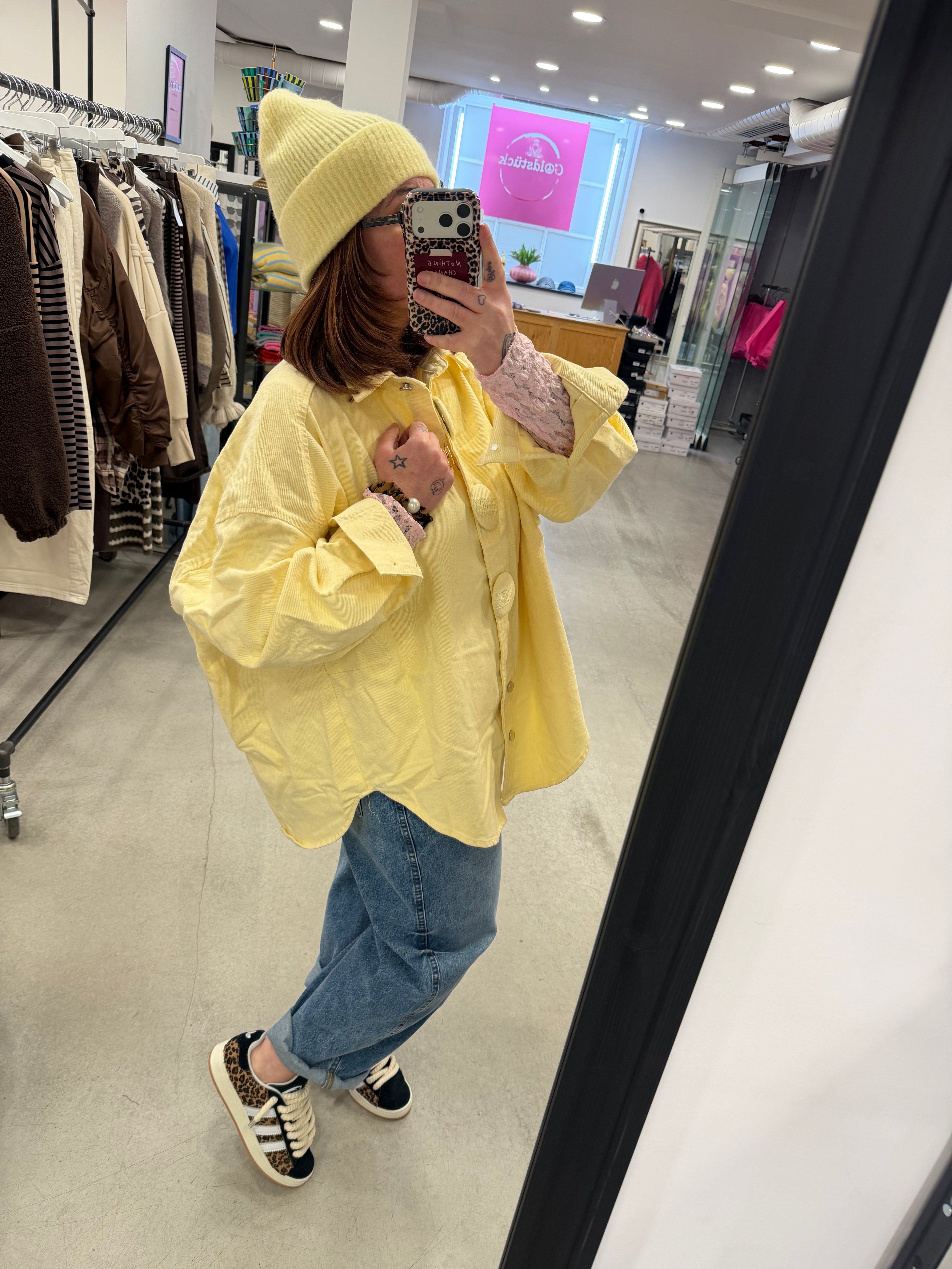 Bluse 6 denim yellow