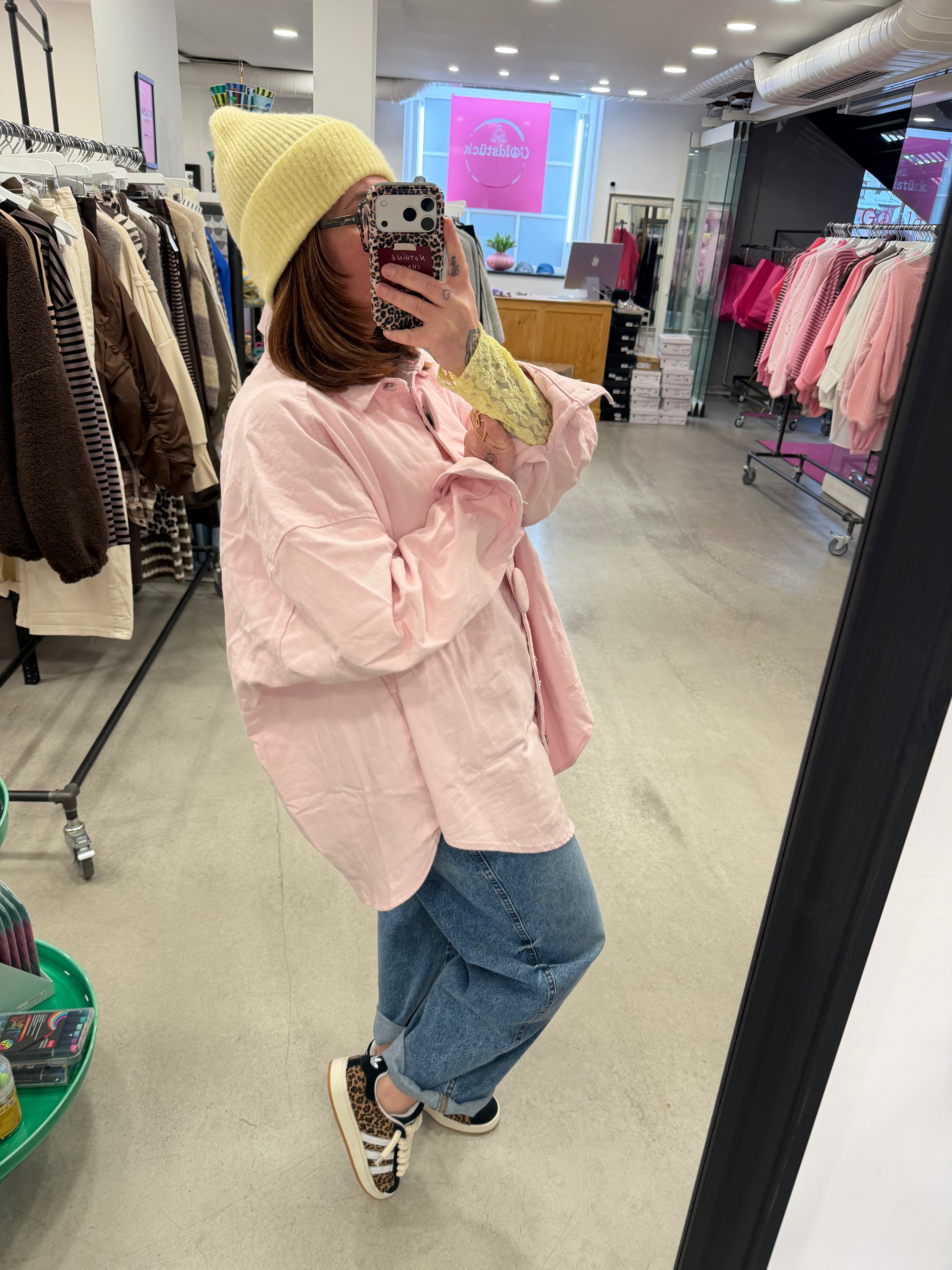 Bluse 6 denim rosa