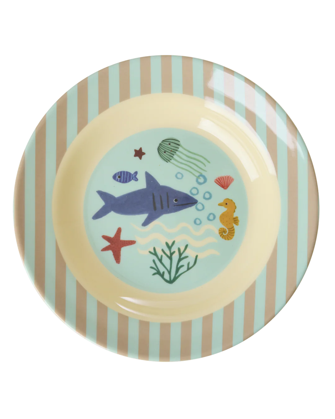 Rice Kinderschüssel - Blau - Ocean Print