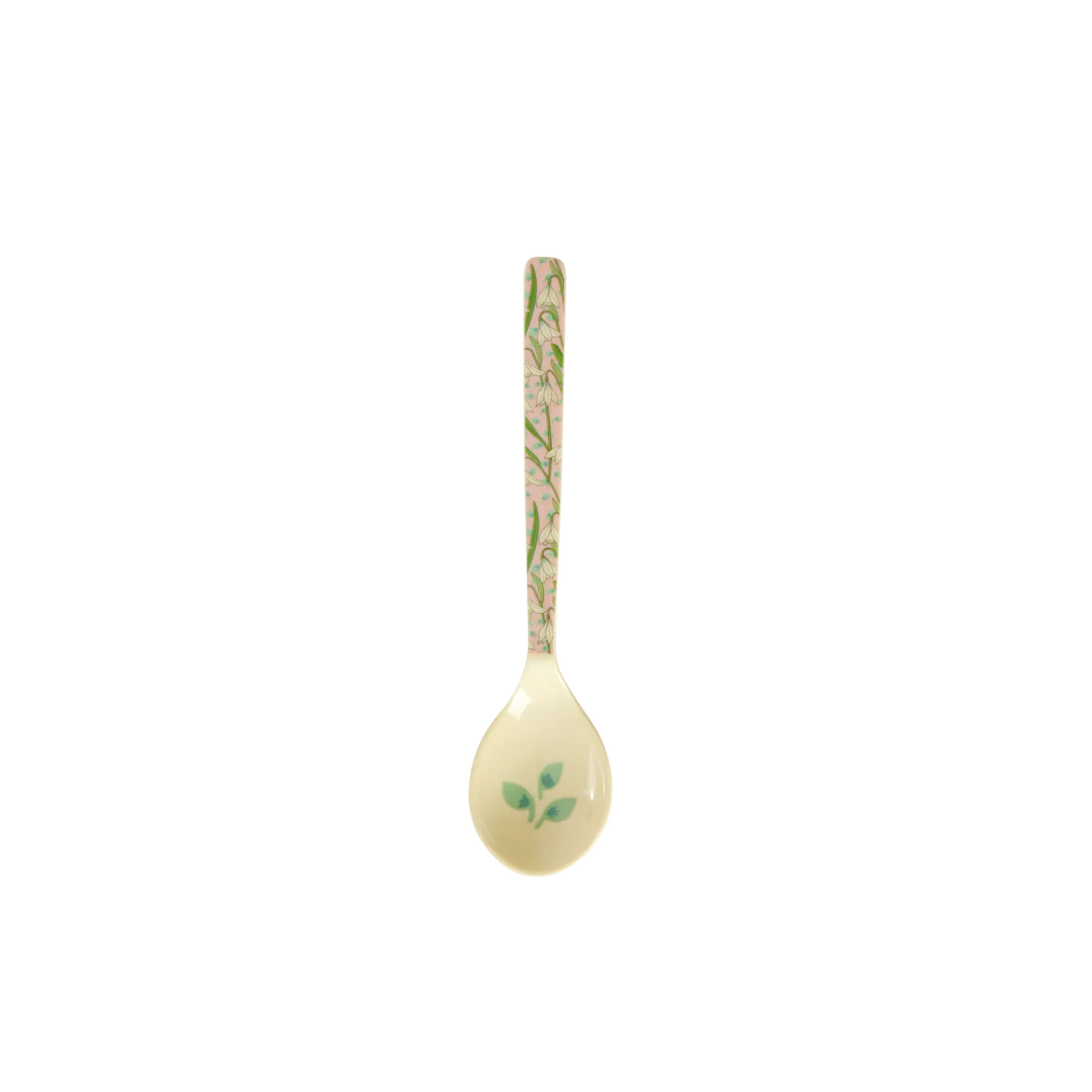 Rice Teelöffel - Hellrosa - New Snowdrop Print