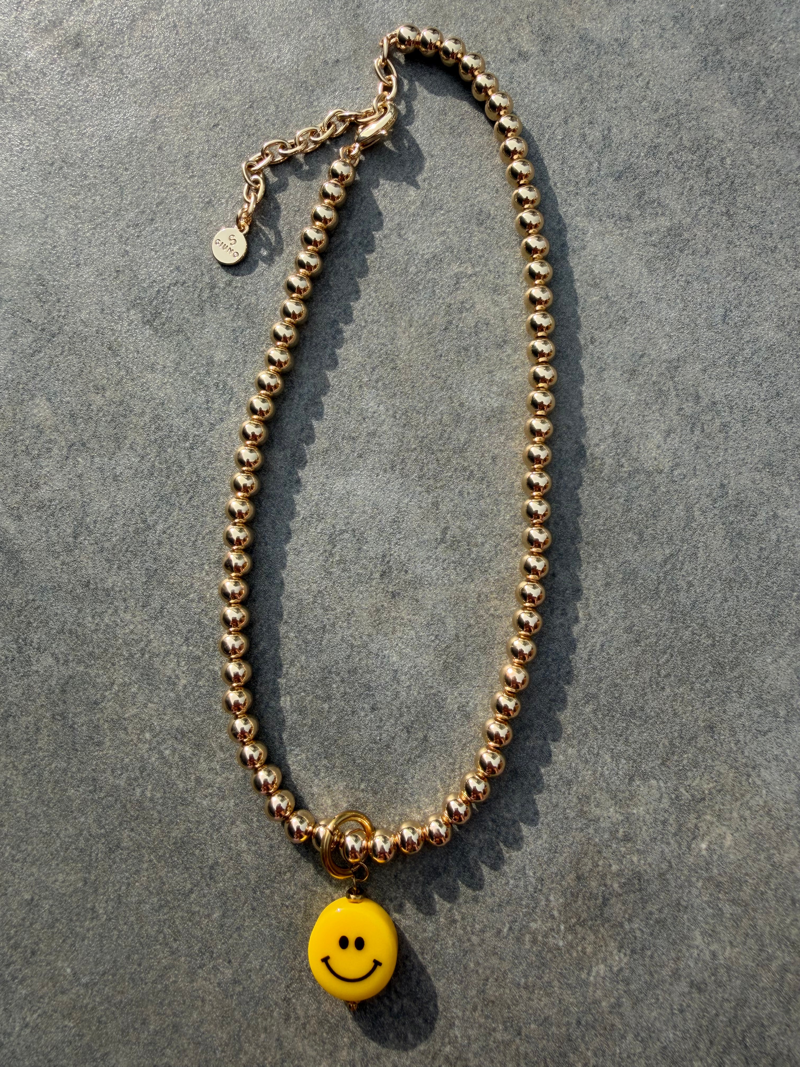 Kette Smiley Gold