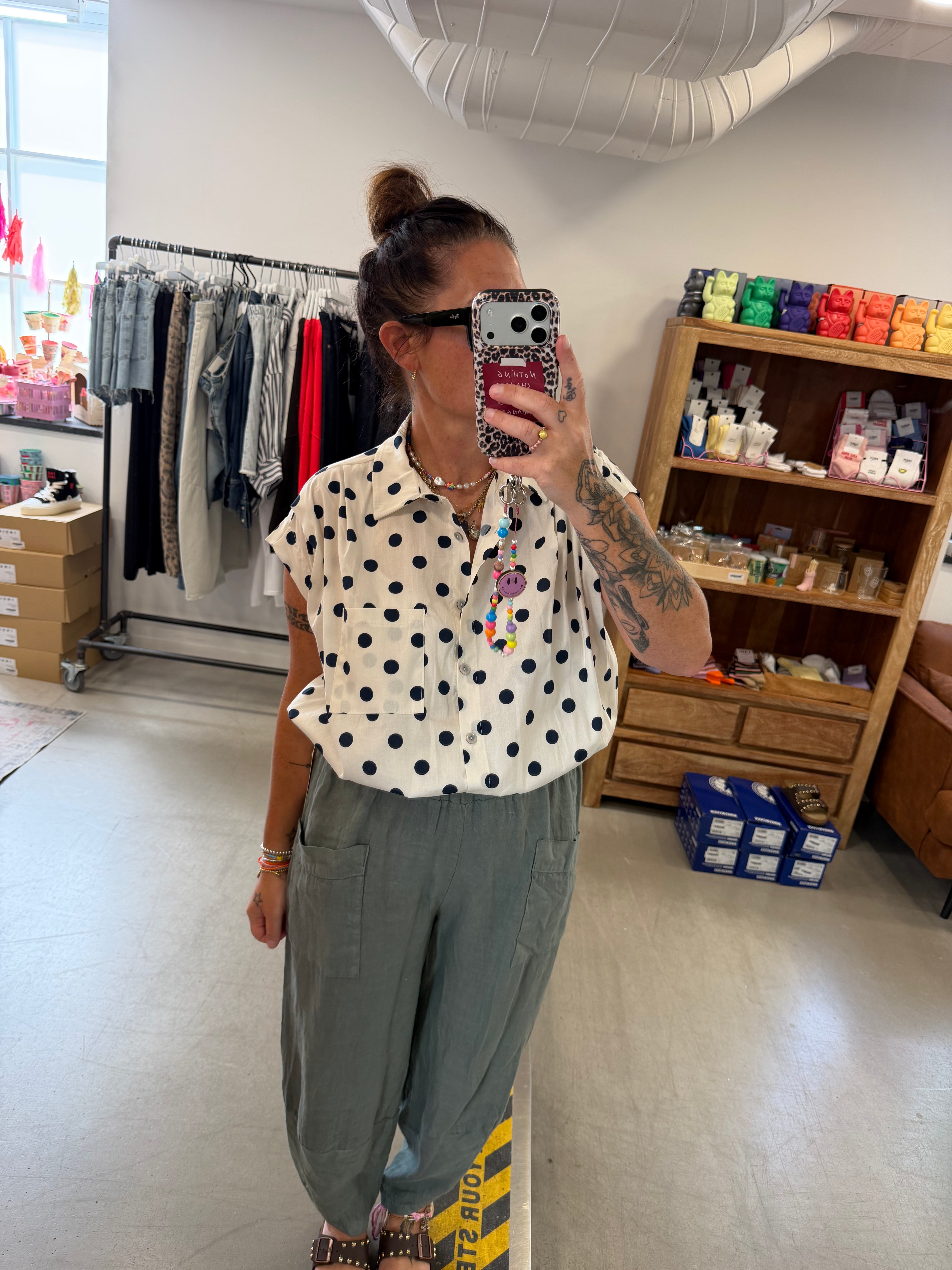 Bluse Dots