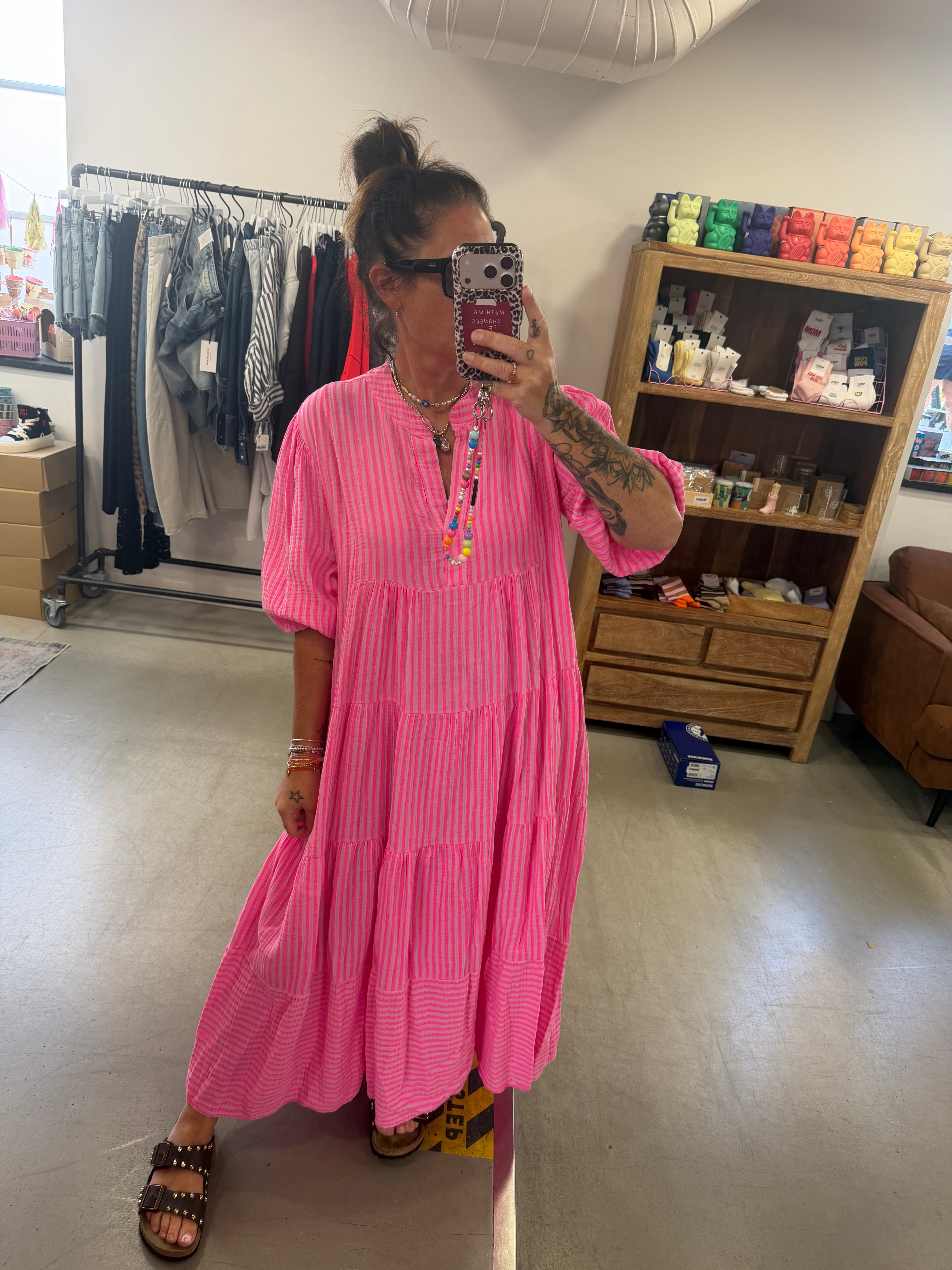 Kleid Maxi Musselin