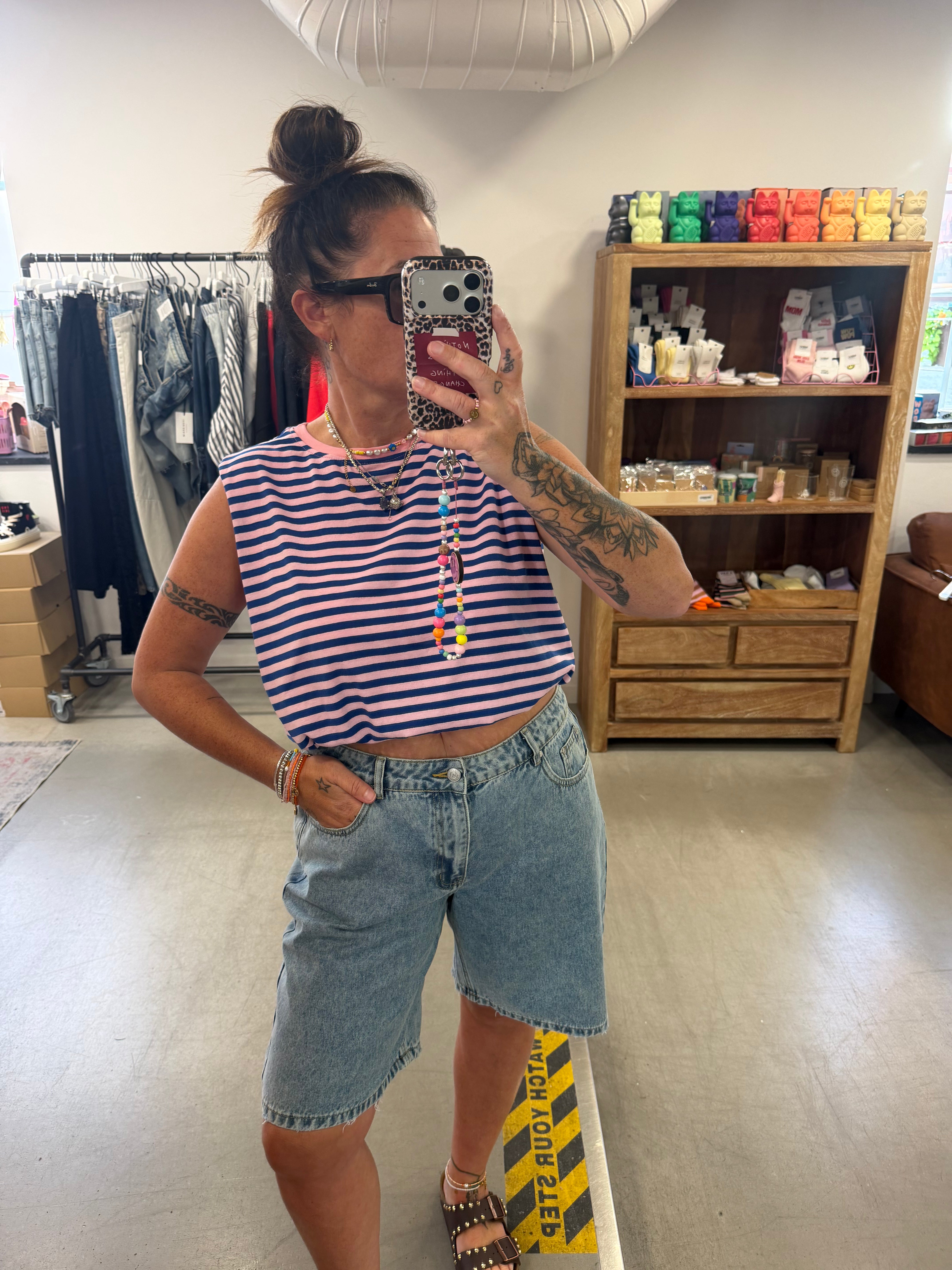 Top Croped Stripe