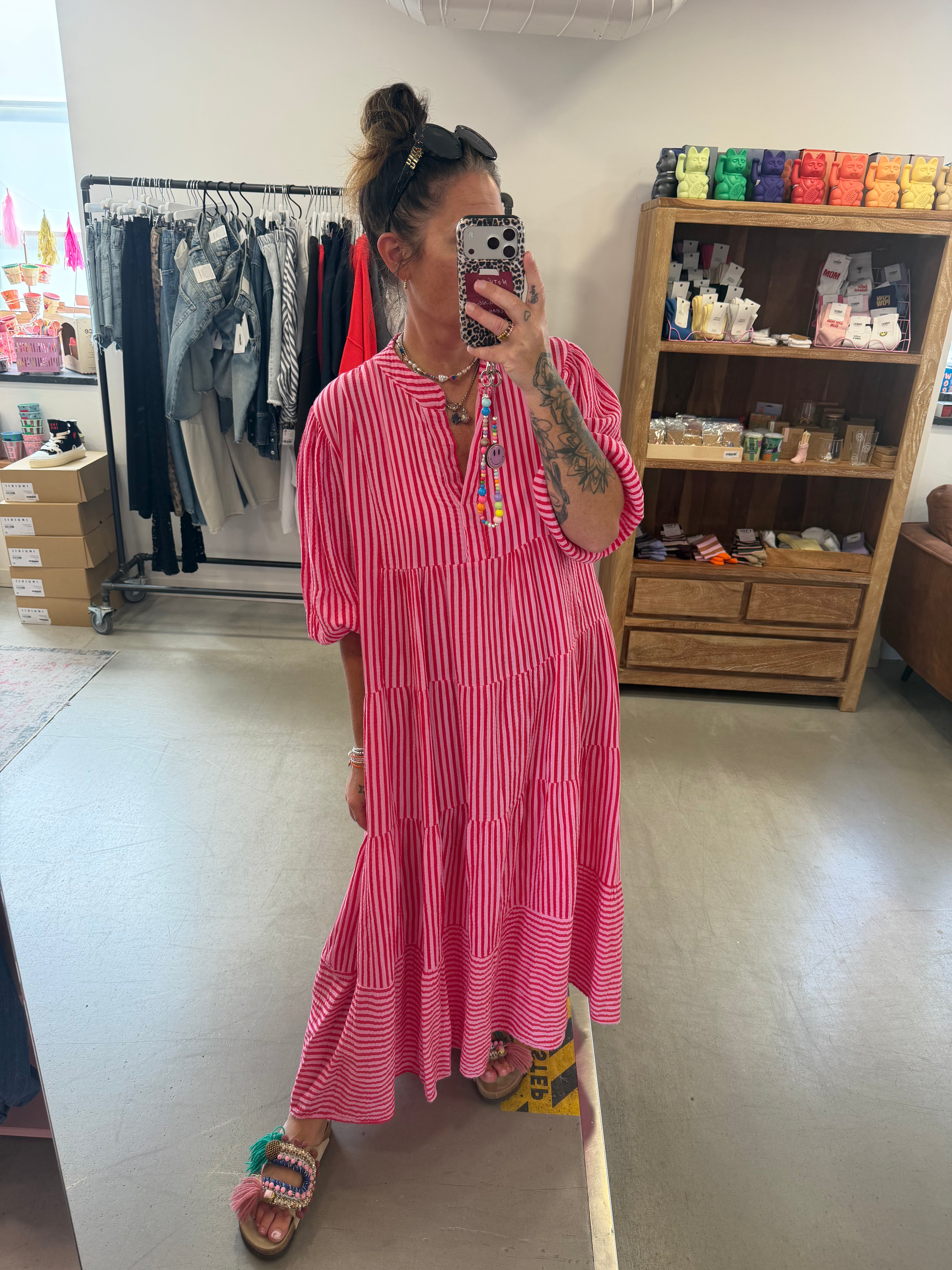 Kleid Musseln Maxi