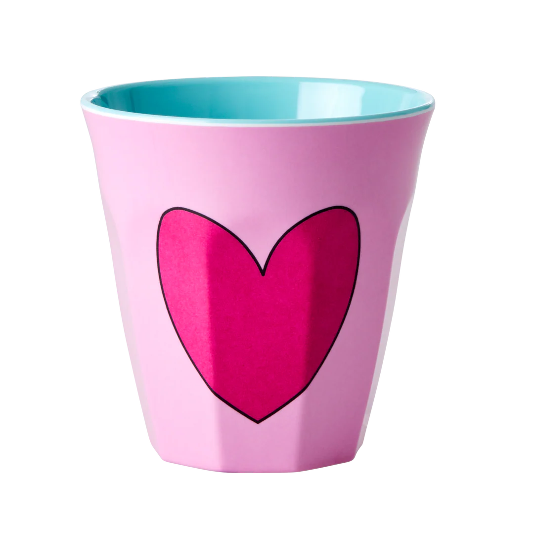 Rice Mittelgroße Becher - Pink - Heart