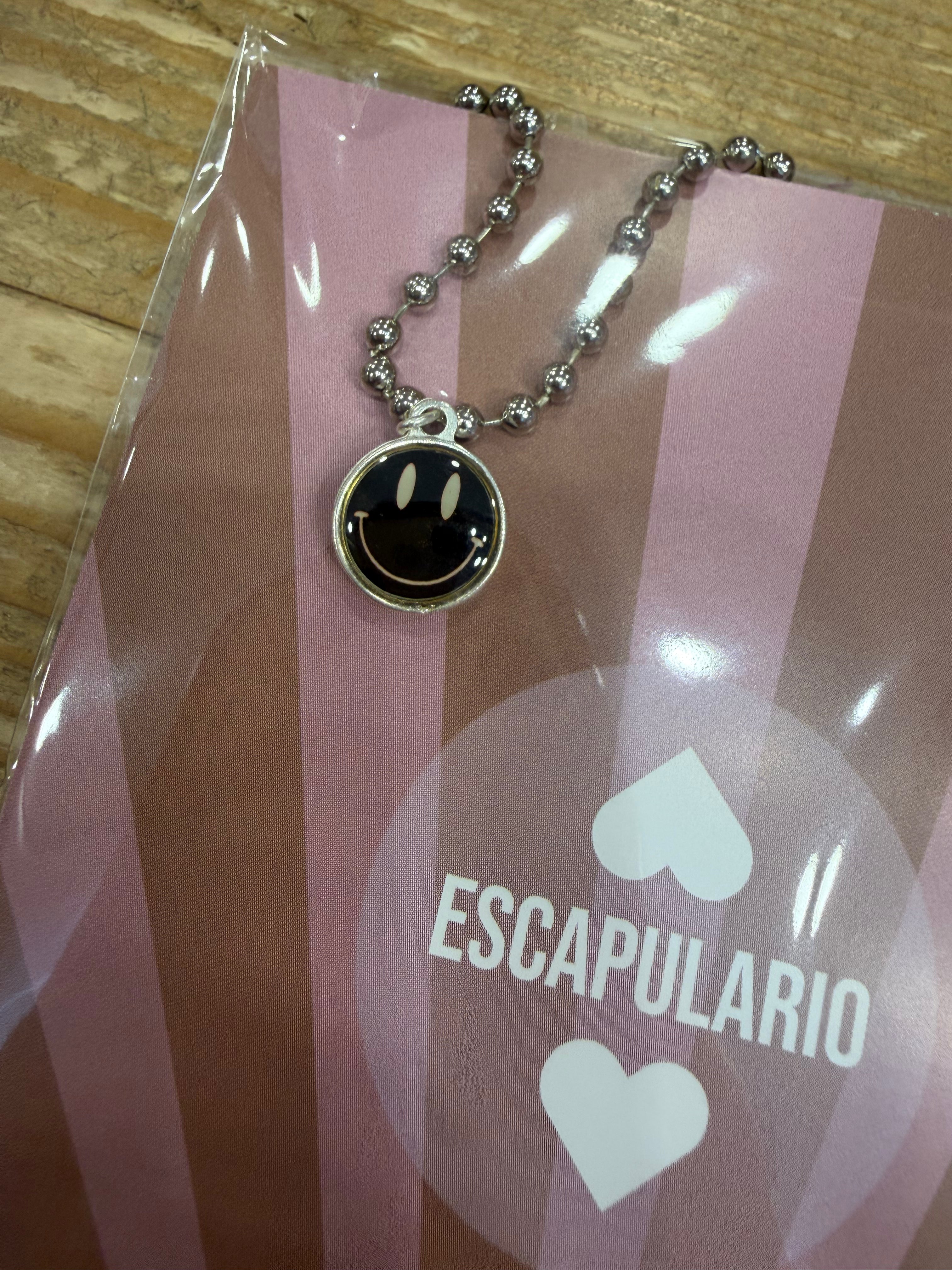 ESCAPULARIO Kette Smiley lang