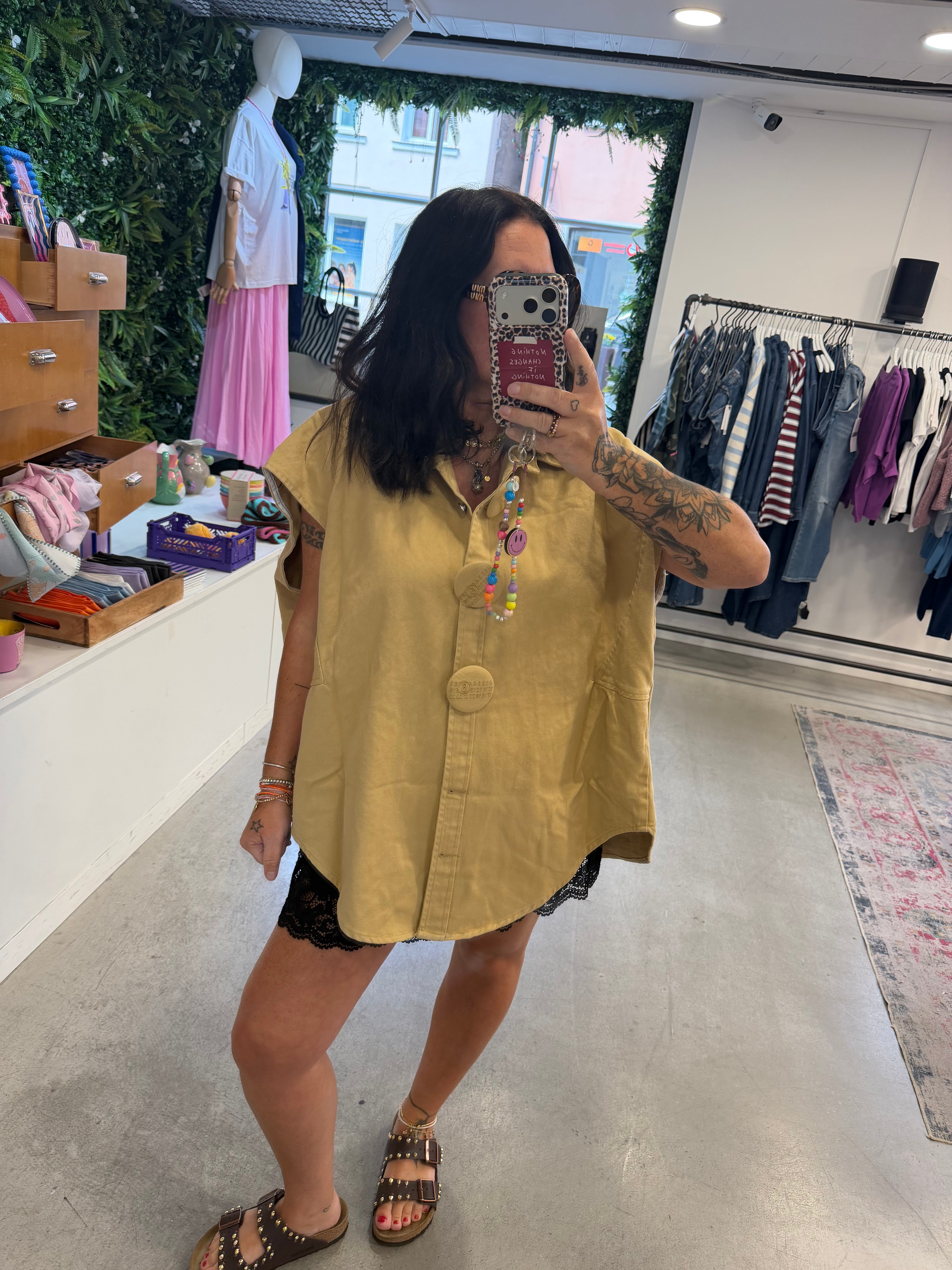 Bluse 6 taupe