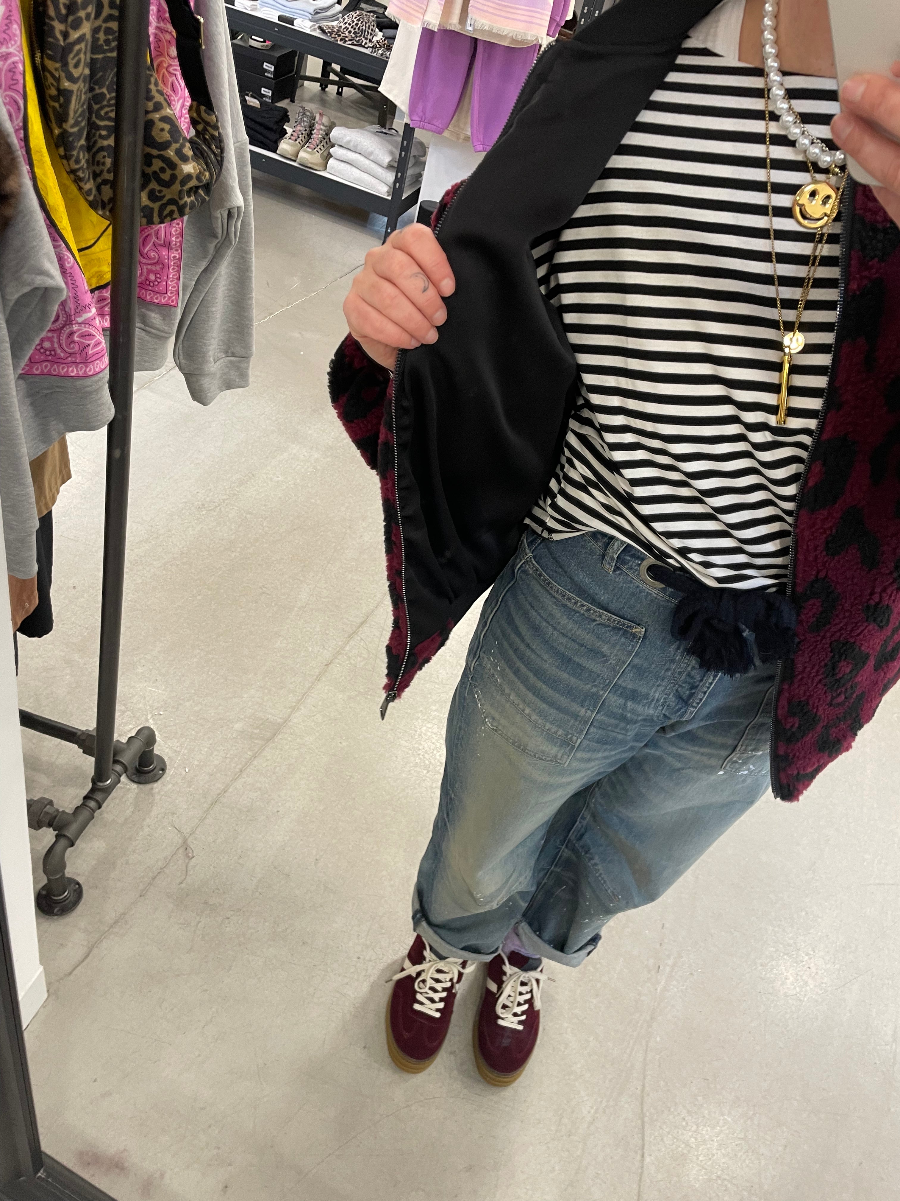 Jacke Bomber Teddy bourdaux