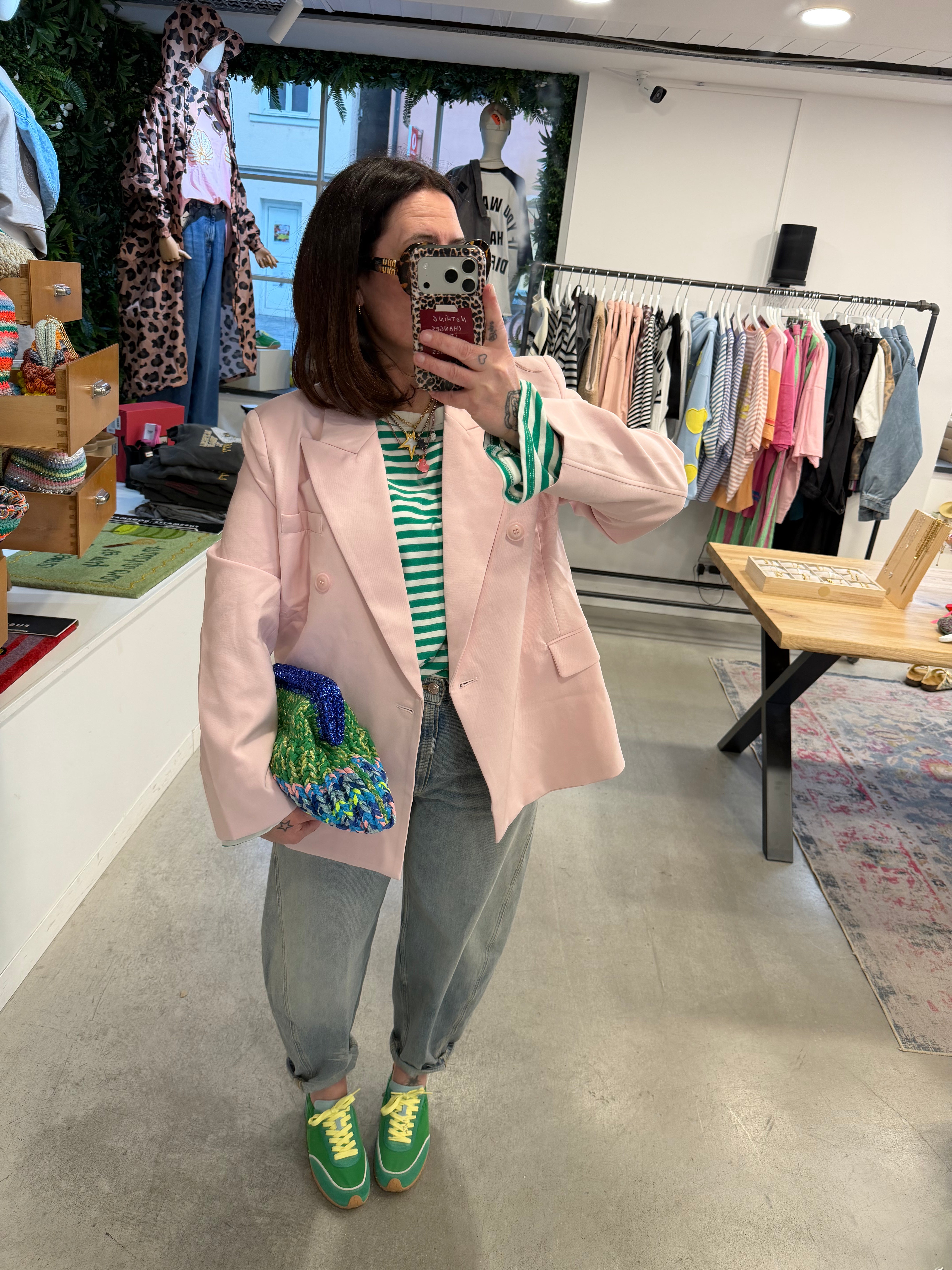 Blazer Oversize Rosa